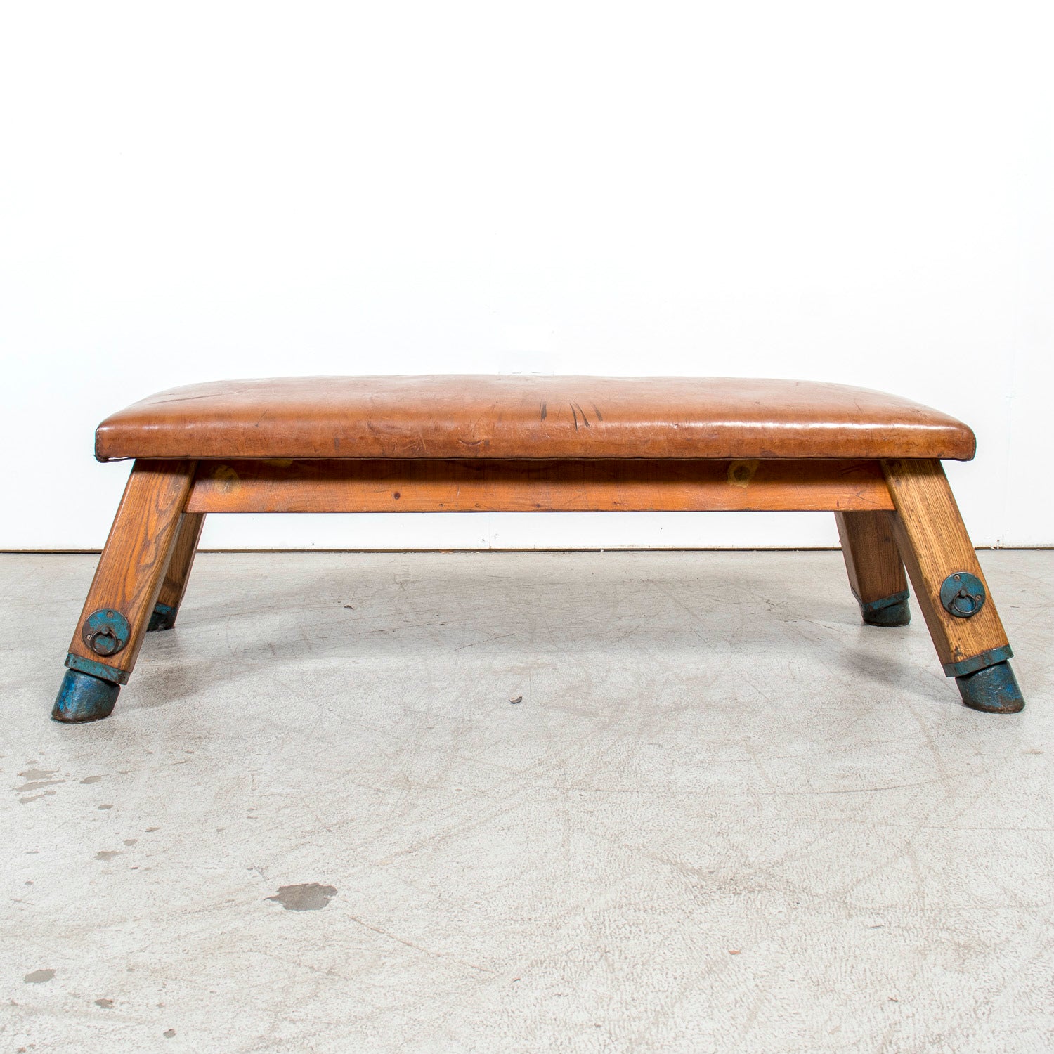 Vintage 1950s Central European Pommel Horse Bench