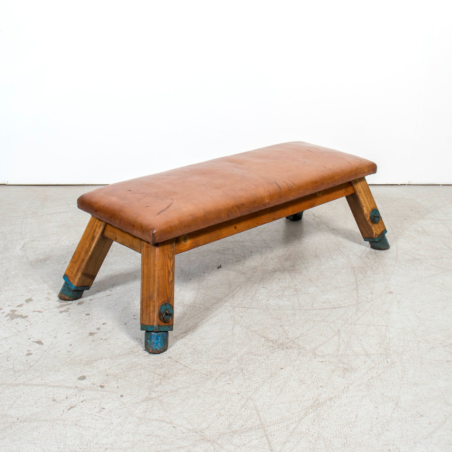 Vintage 1950s Central European Pommel Horse Bench