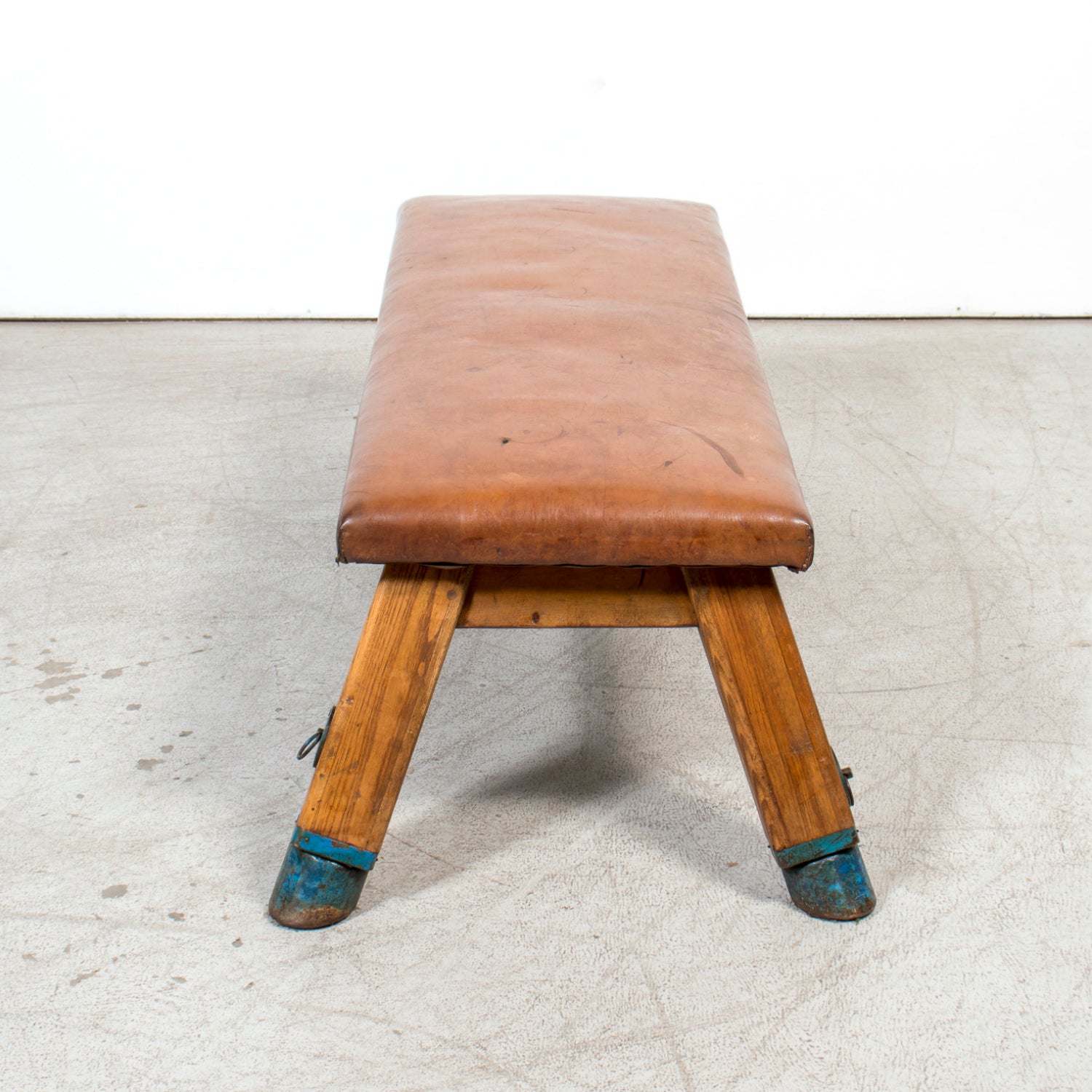 Vintage 1950s Central European Pommel Horse Bench