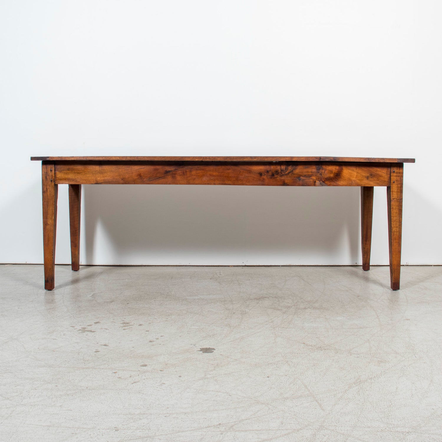 18th Century French Louis XVI Period Walnut Farm Table with Drawer