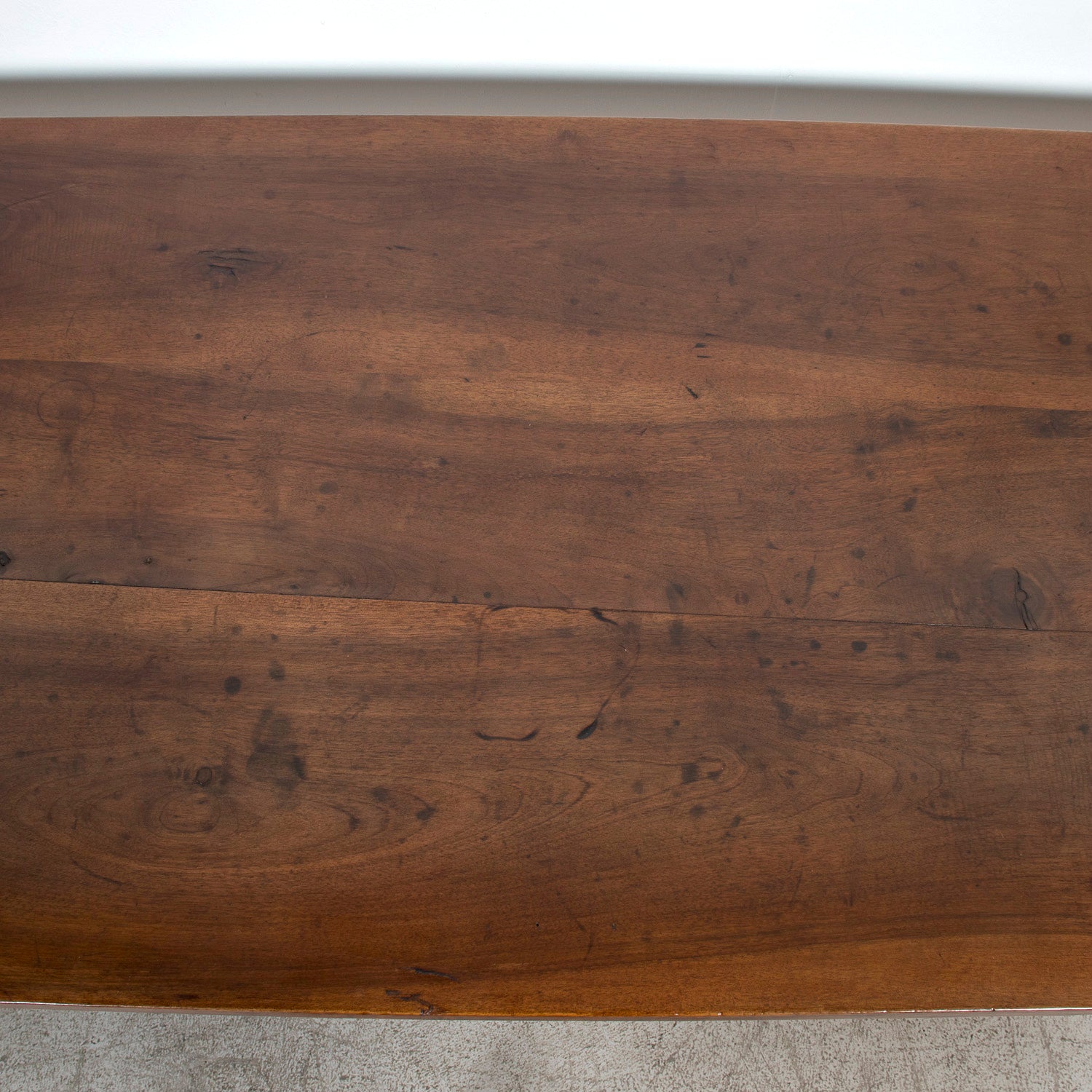 18th Century French Louis XVI Period Walnut Farm Table with Drawer