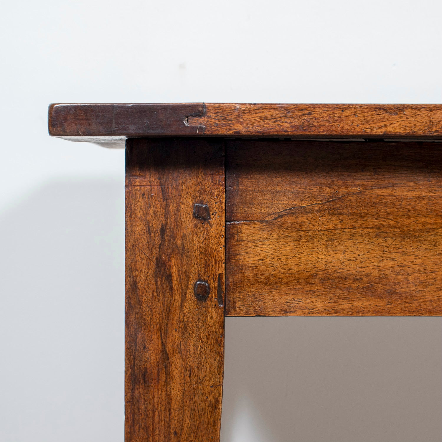 18th Century French Louis XVI Period Walnut Farm Table with Drawer