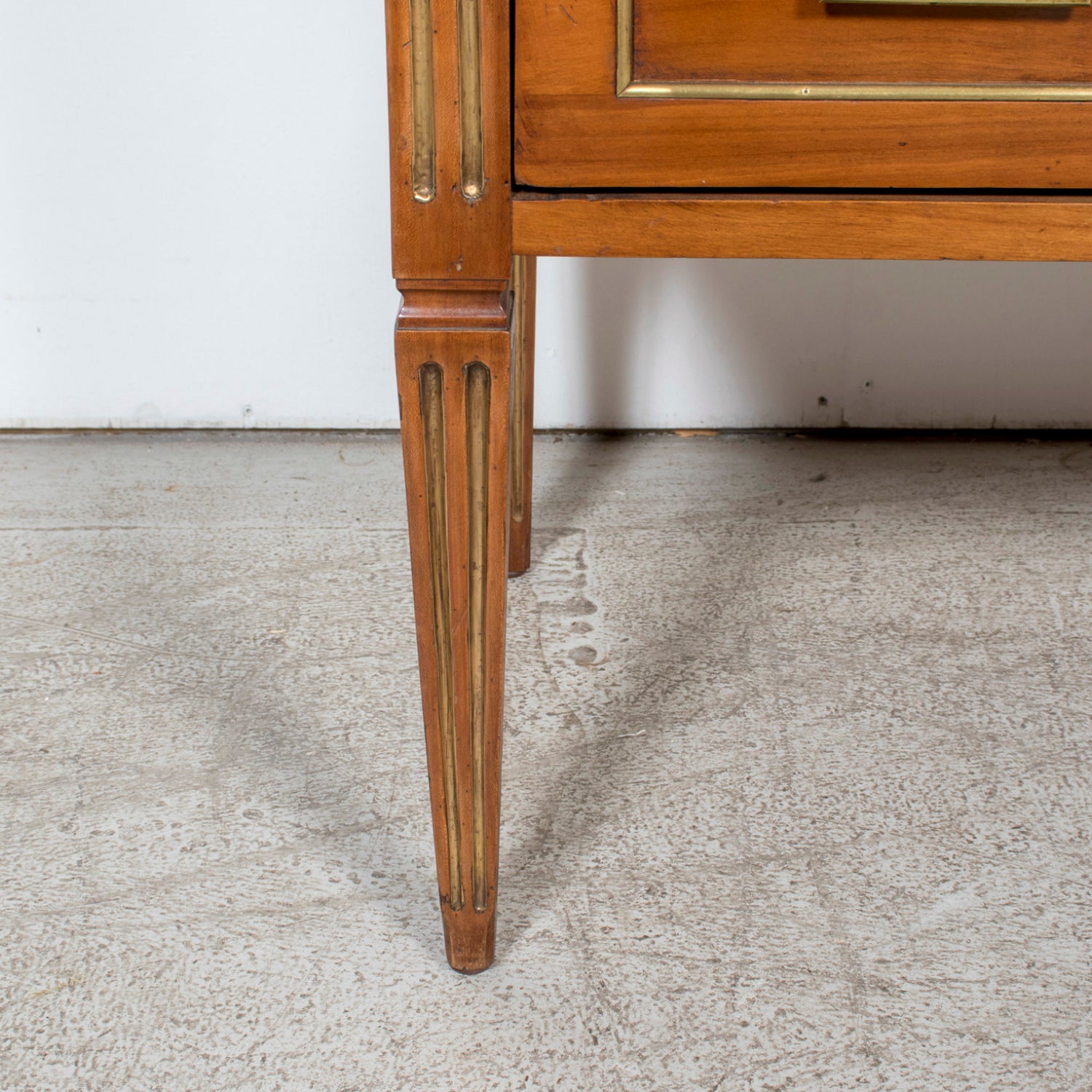 19th Century French Louis XVI Petite Commode with Black Marble Top