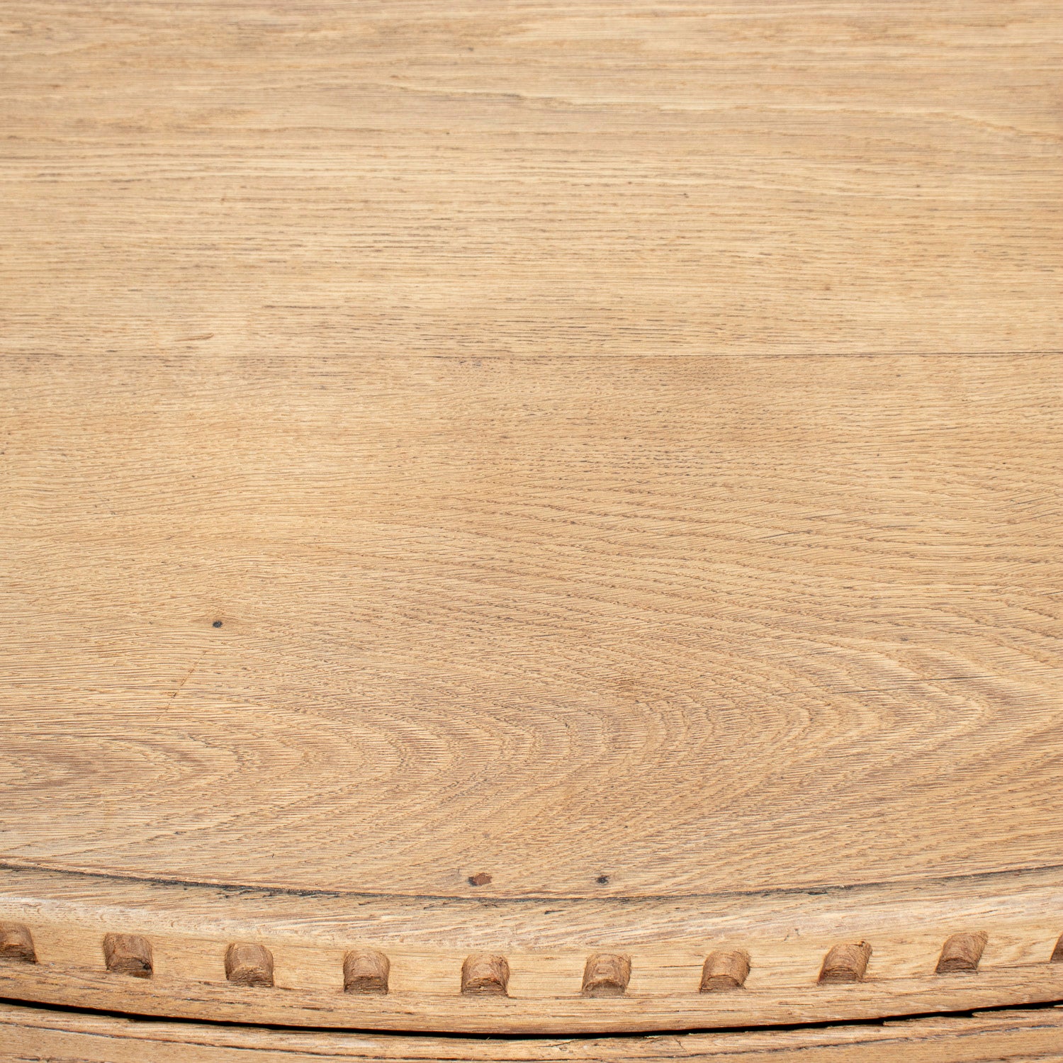 19th Century French Louis XVI Style Serpentine Front Bleached Oak Commode