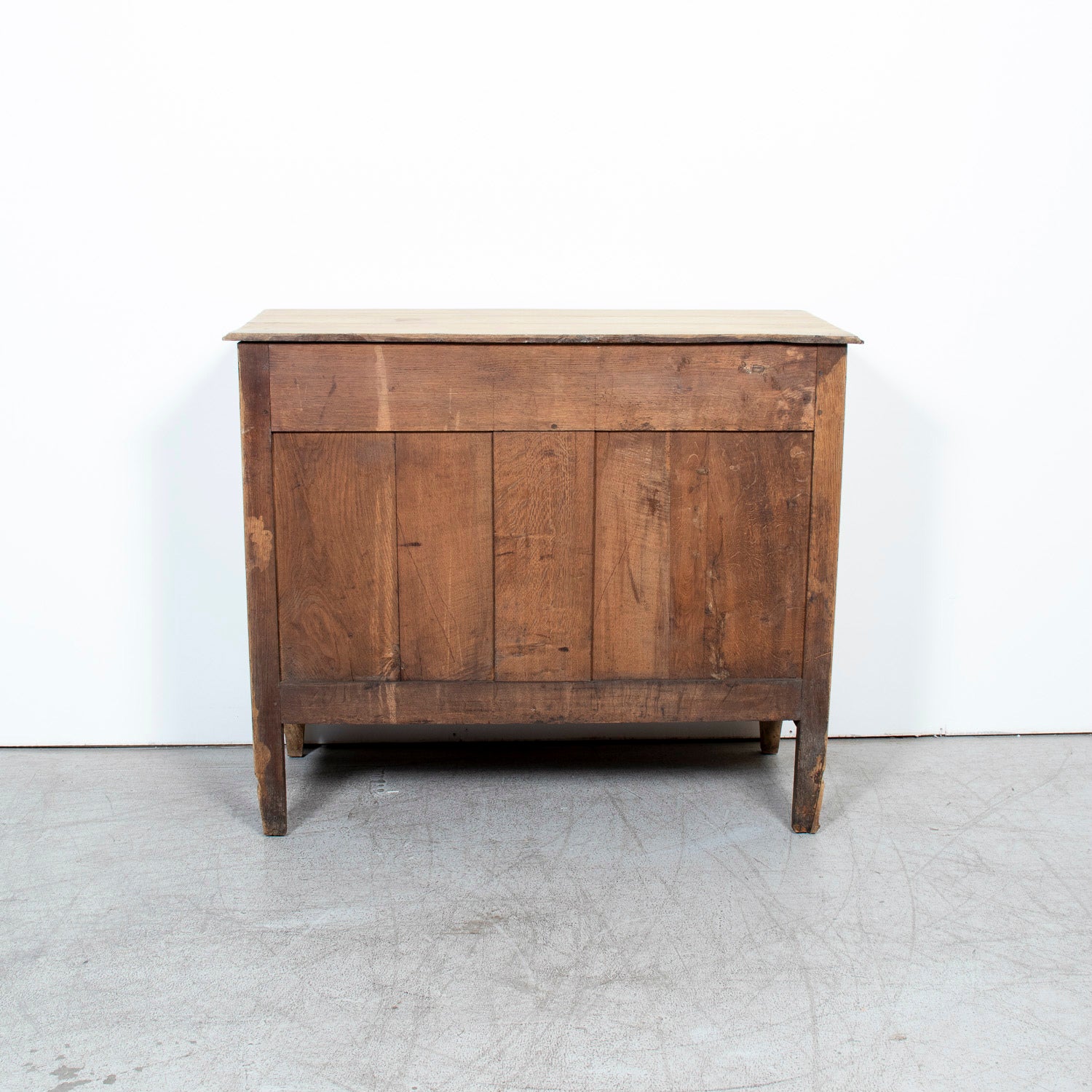 Mid-19th Century French Louis XVI Style Bleached Oak Neoclassical Commode