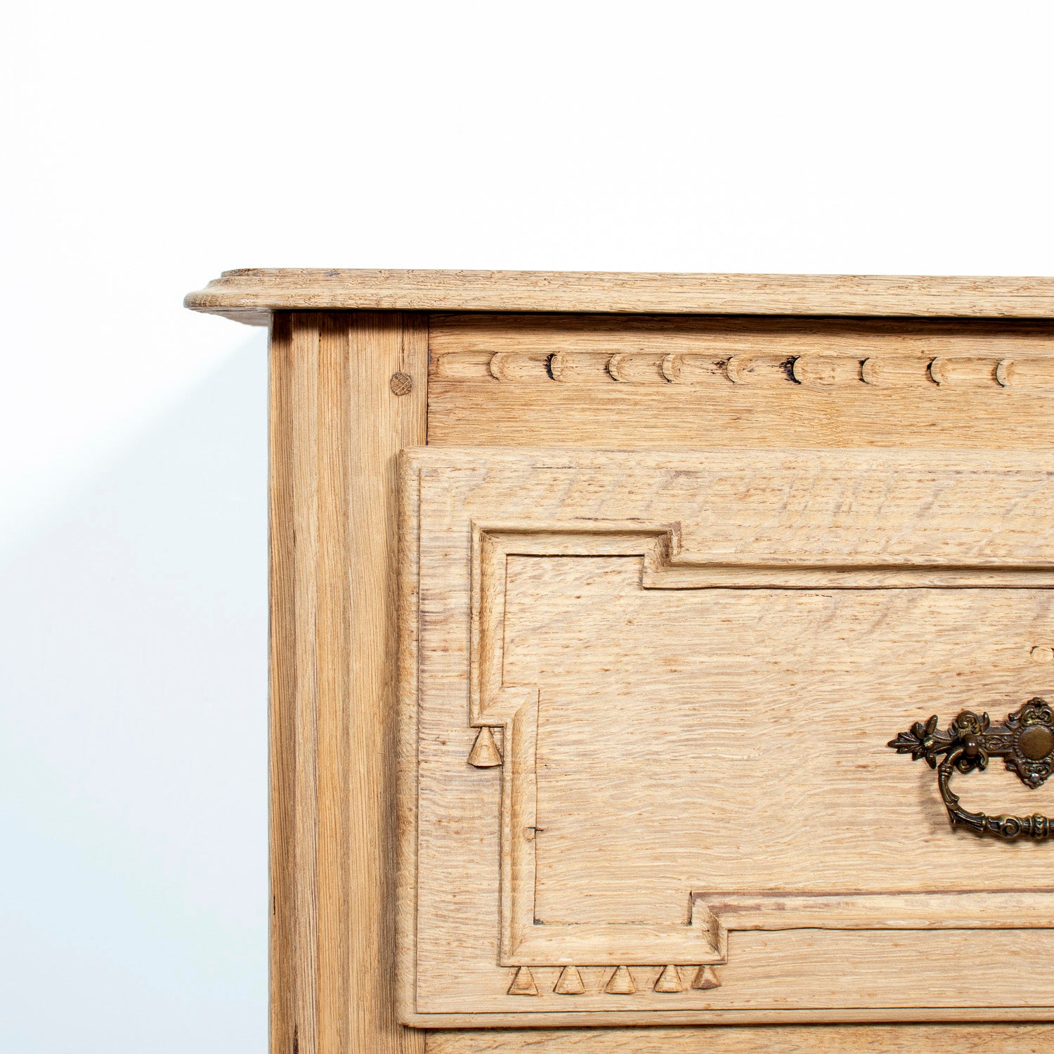 Mid-19th Century French Louis XVI Style Bleached Oak Neoclassical Commode