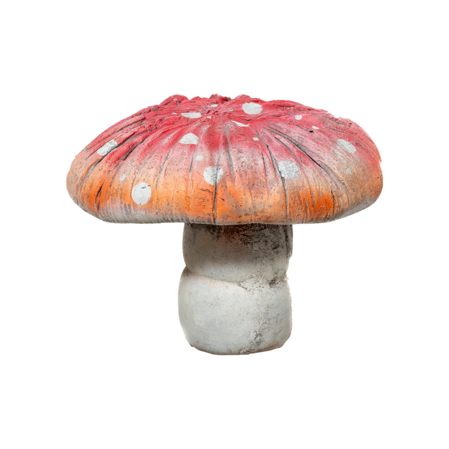 Mid-20th Century French Cast Concrete Mushroom Garden Ornament or Sculpture