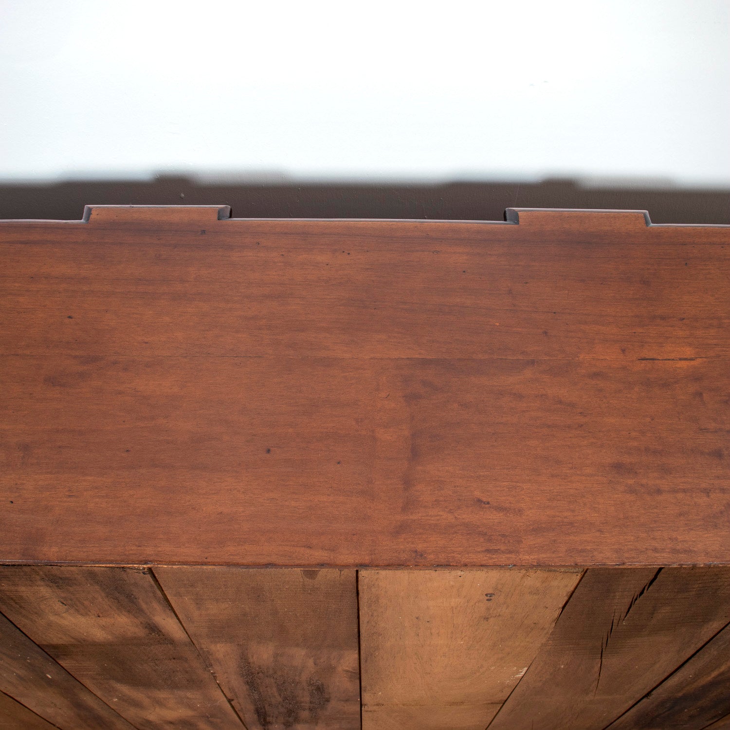 Late 18th Century Carved Italian Baroque Style Walnut Credenza Scantonata