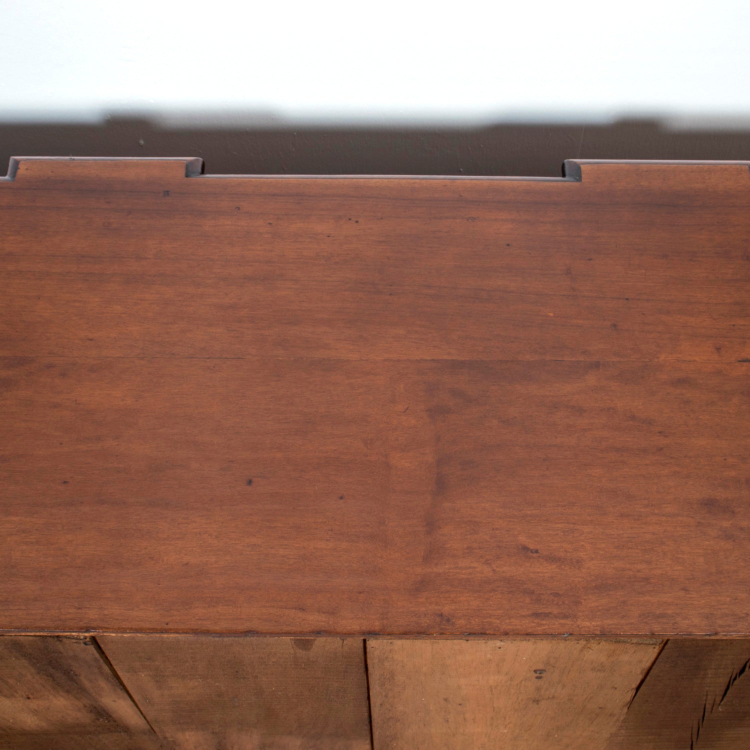 Late 18th Century Carved Italian Baroque Style Walnut Credenza Scantonata