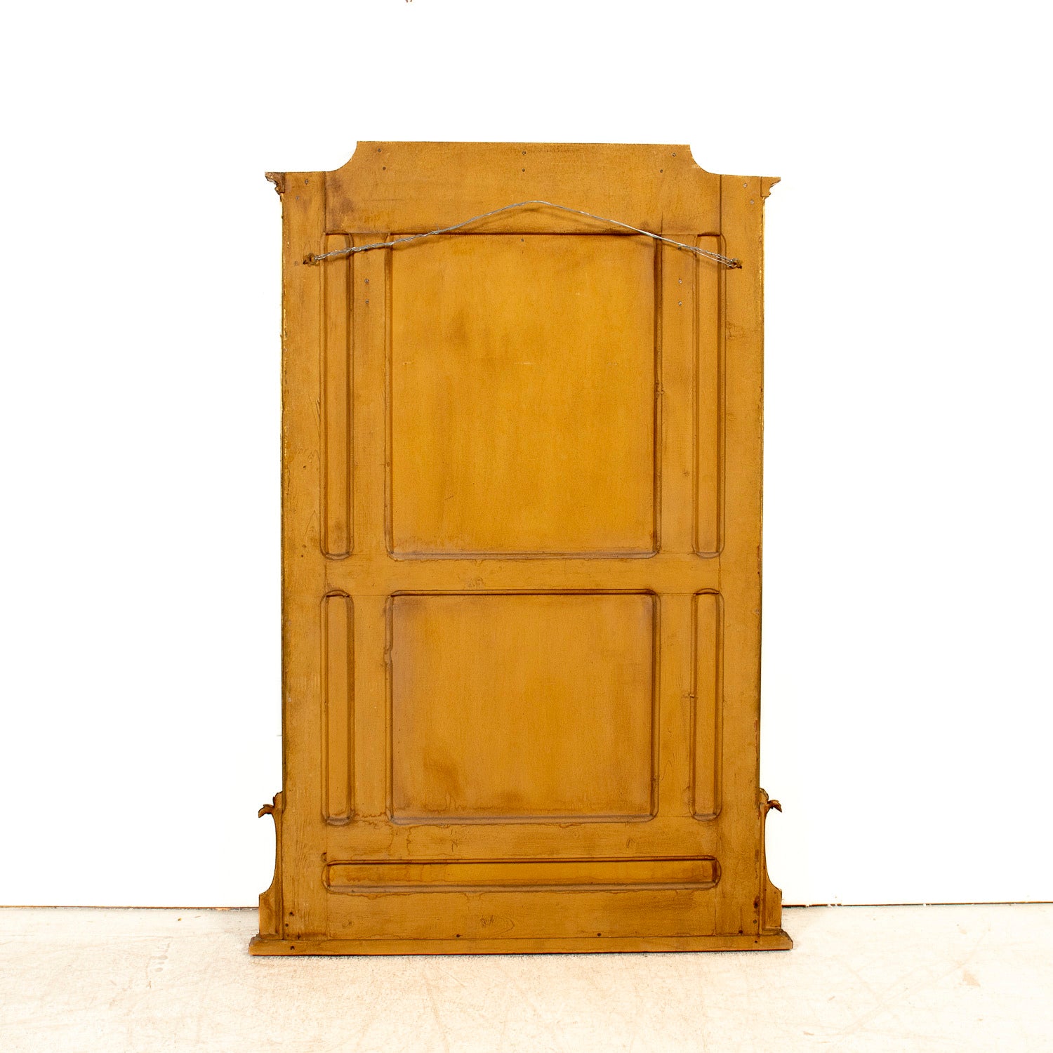 19th Century French Louis XVI Style Giltwood Pareclose Mirror with Original Mercury Glass