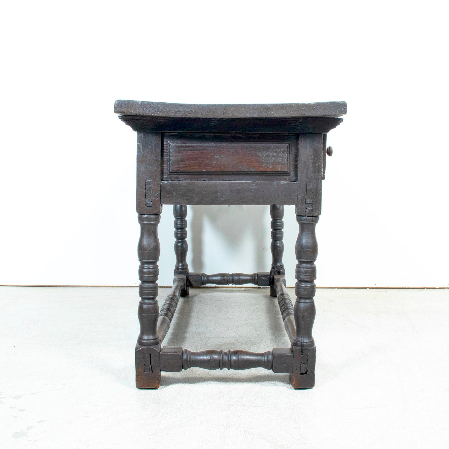 Mid-18th Century Primitive Spanish Catalan Walnut Center Table or Table de Milieu