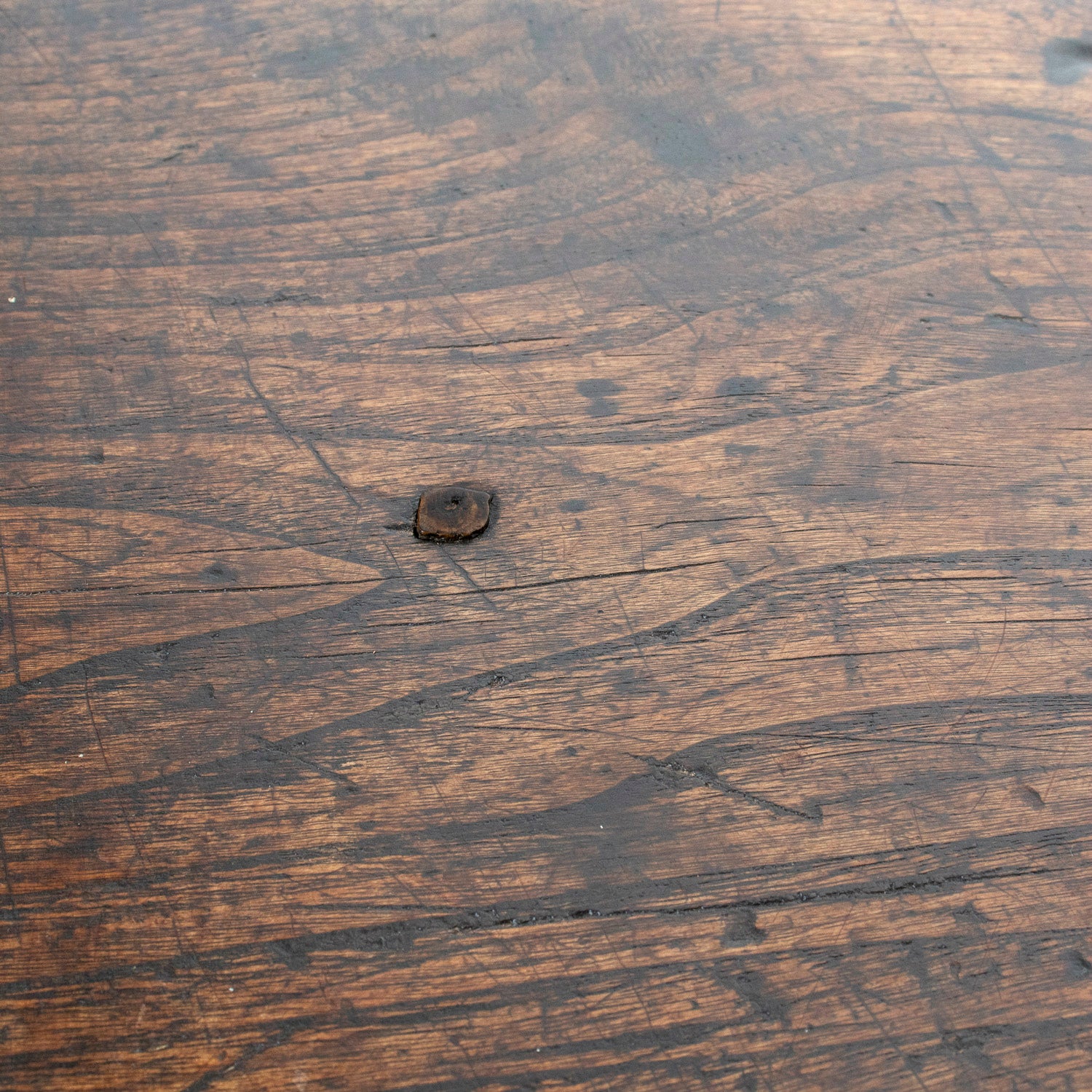 Mid-18th Century Primitive Spanish Catalan Walnut Center Table or Table de Milieu