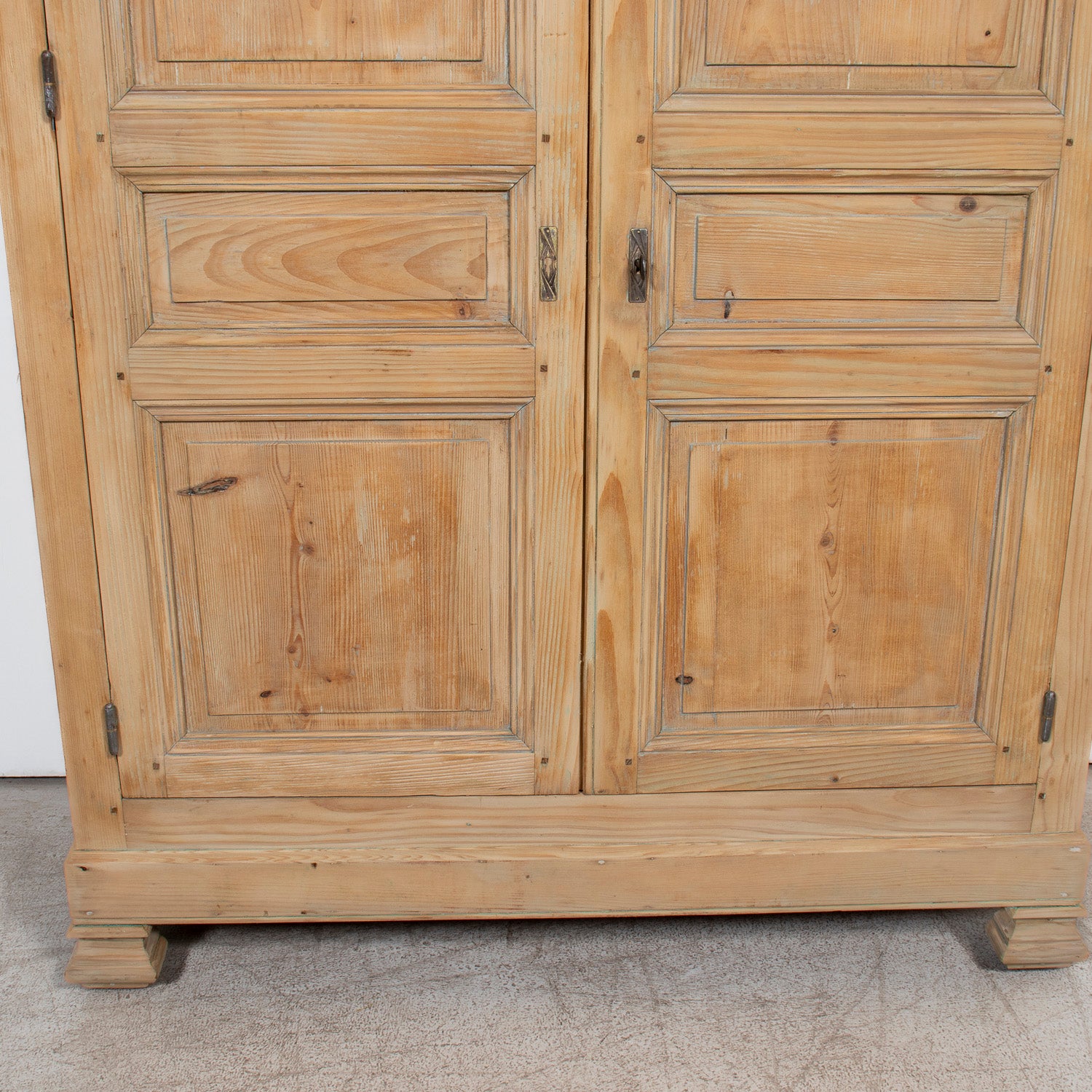 Mid-19th Century Antique French Louis Philippe Period Bleached Pine Armoire
