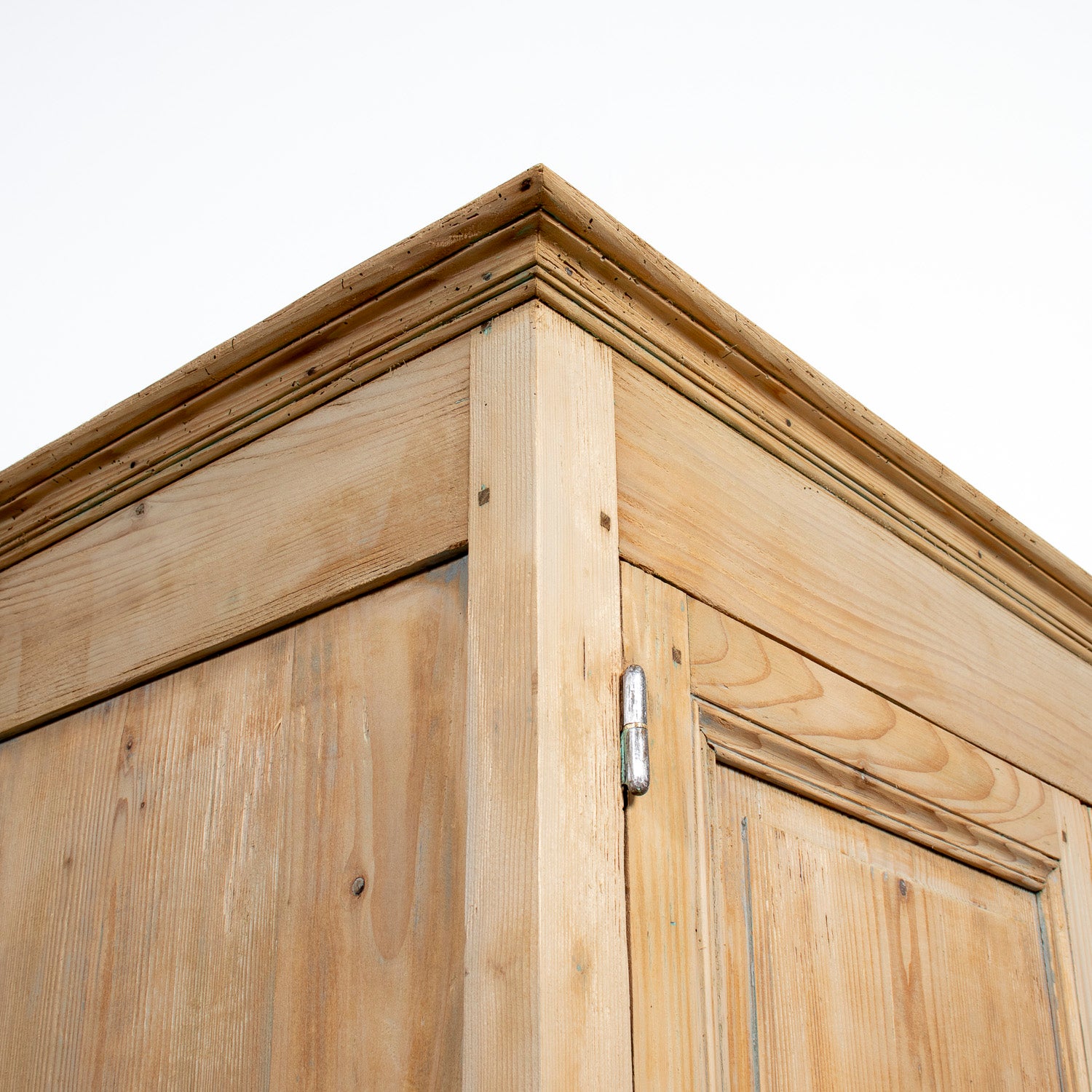 Mid-19th Century Antique French Louis Philippe Period Bleached Pine Armoire