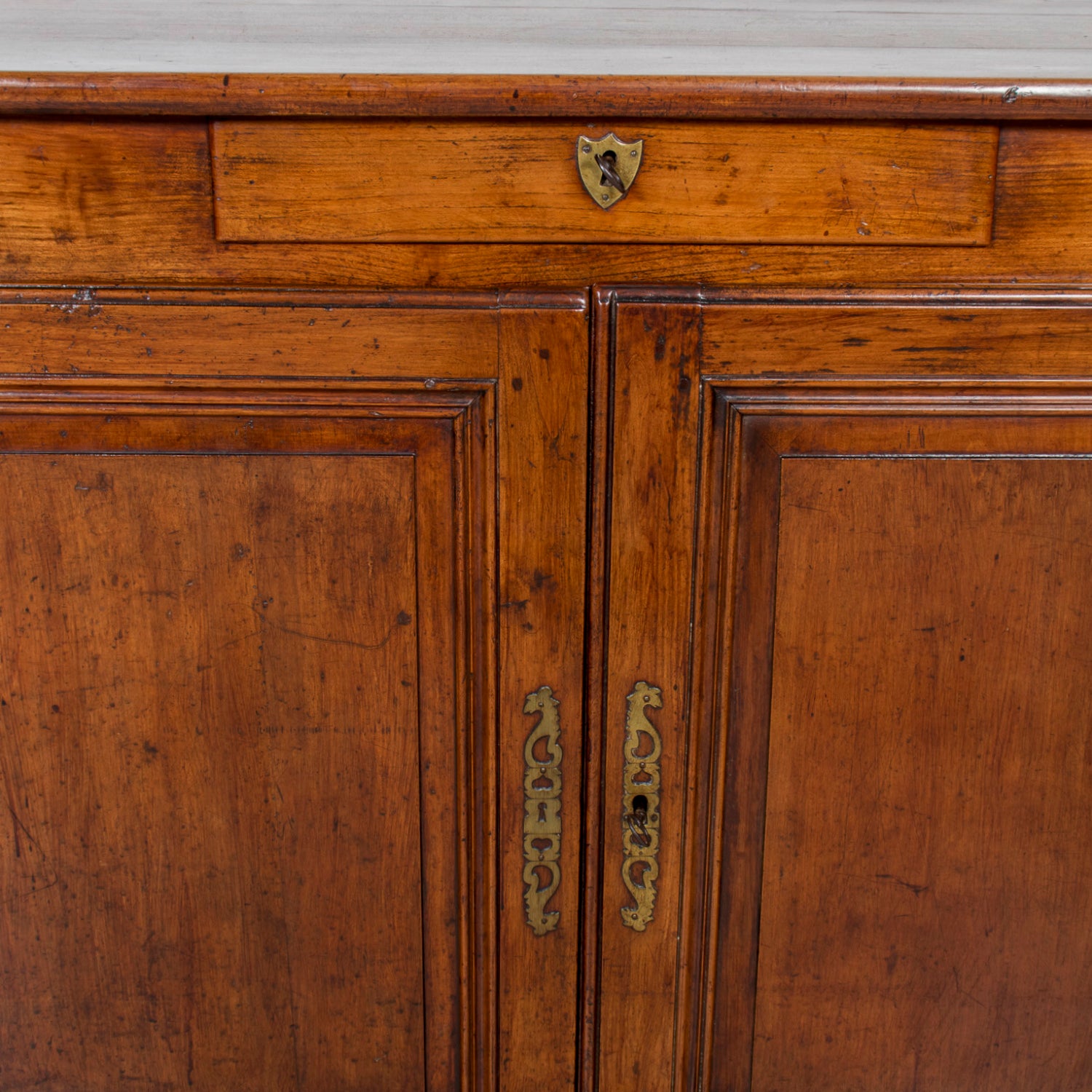 Late 18th Century French Louis XV - Louis XVI Transition Period Cherrywood Buffet