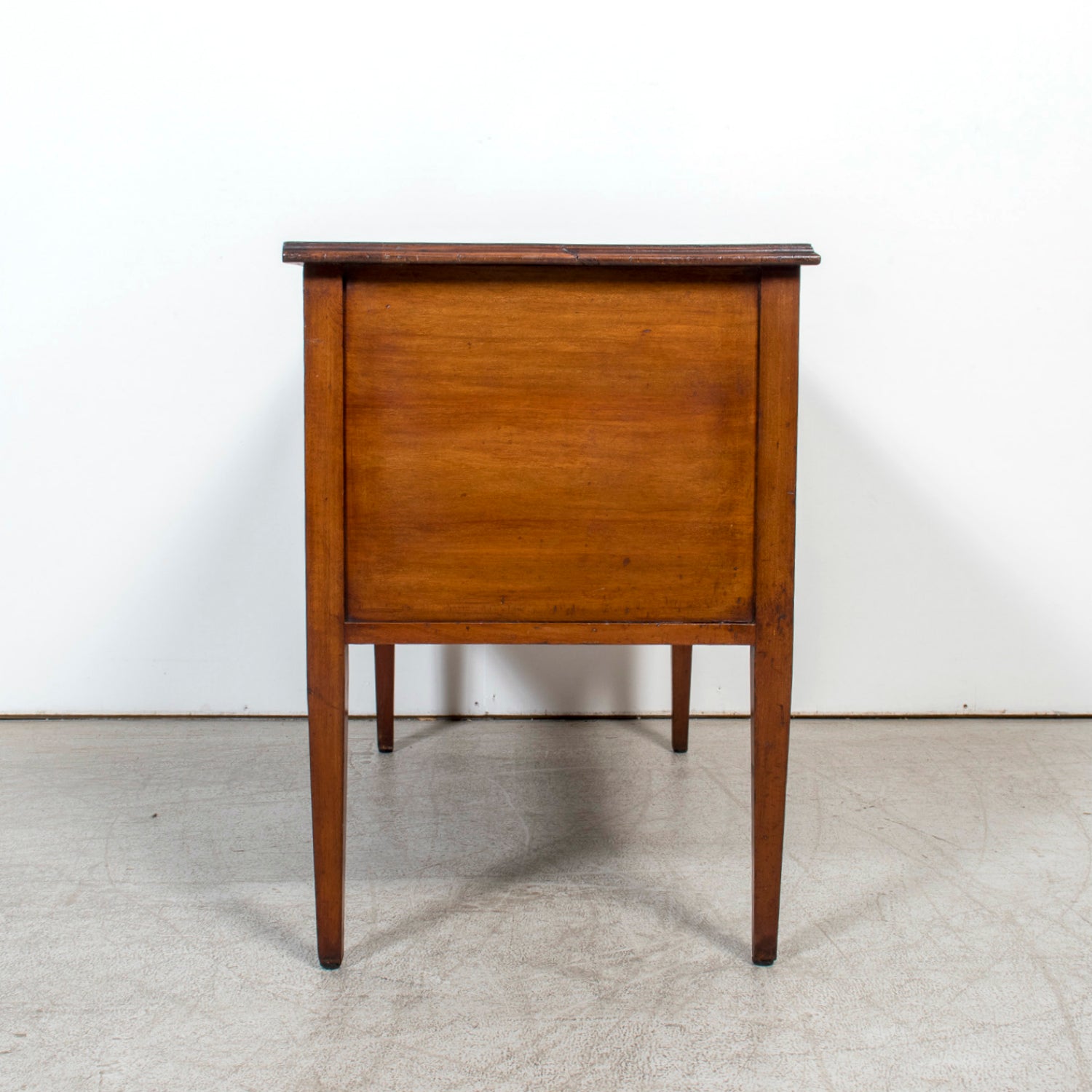 Late 19th Century French Louis XVI Style Walnut Commode Sauteuse with Fruitwood Marquetry