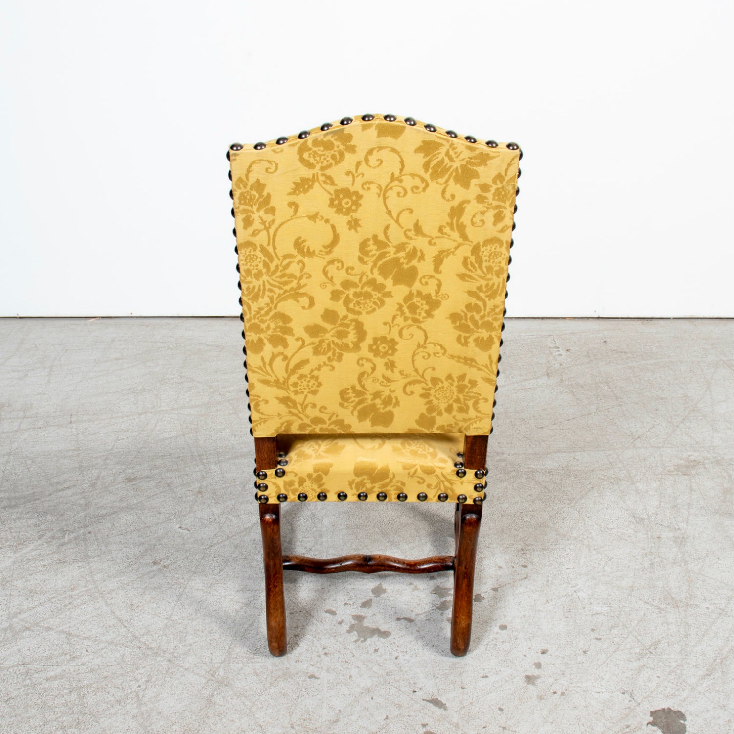 Set of 12 19th Century French Louis XIII Style Os de Mouton Dining Chairs