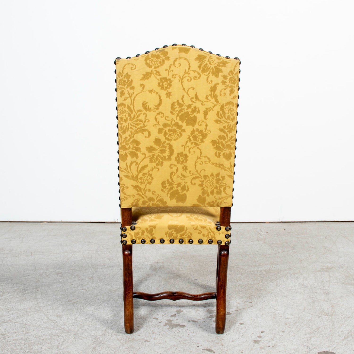 Set of 12 19th Century French Louis XIII Style Os de Mouton Dining Chairs