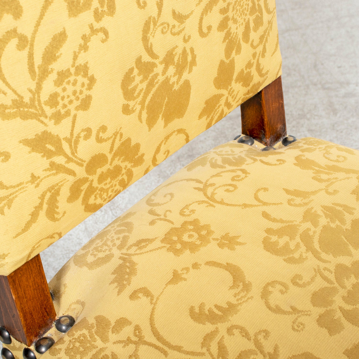 Set of 12 19th Century French Louis XIII Style Os de Mouton Dining Chairs