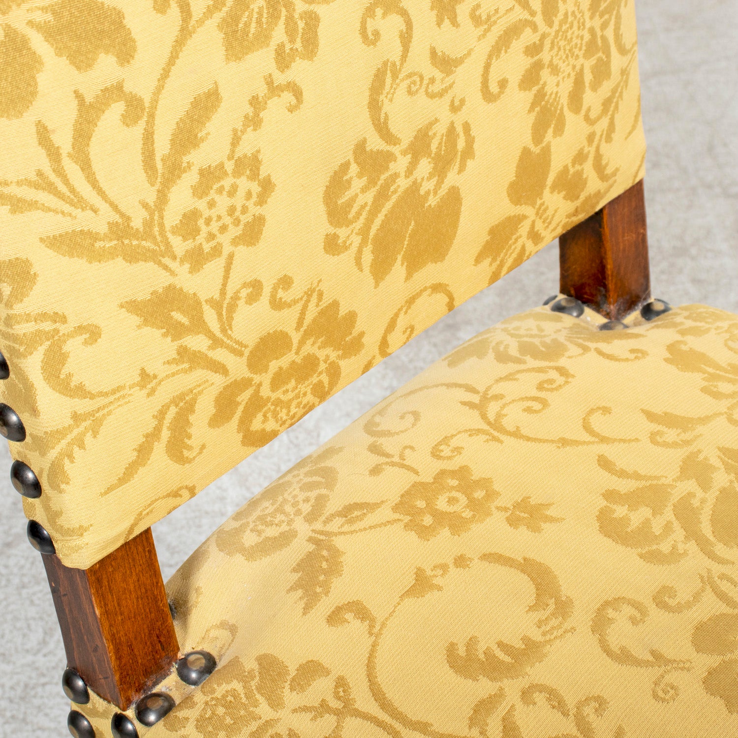 Set of 12 19th Century French Louis XIII Style Os de Mouton Dining Chairs