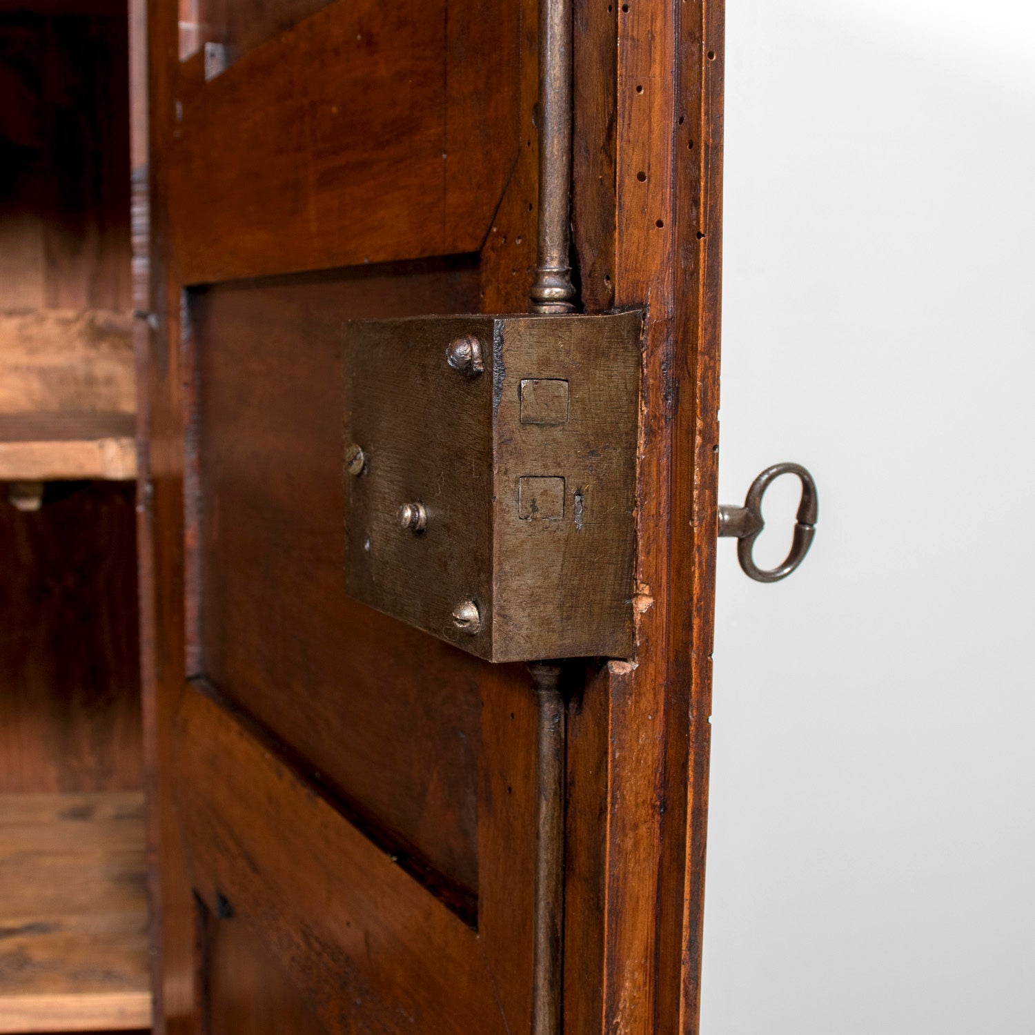 Rare 18th Century French Period Louis XVI Carved Walnut Armoire from Limoges