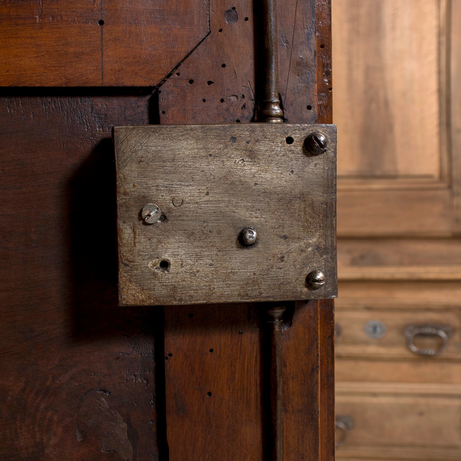 Rare 18th Century French Period Louis XVI Carved Walnut Armoire from Limoges