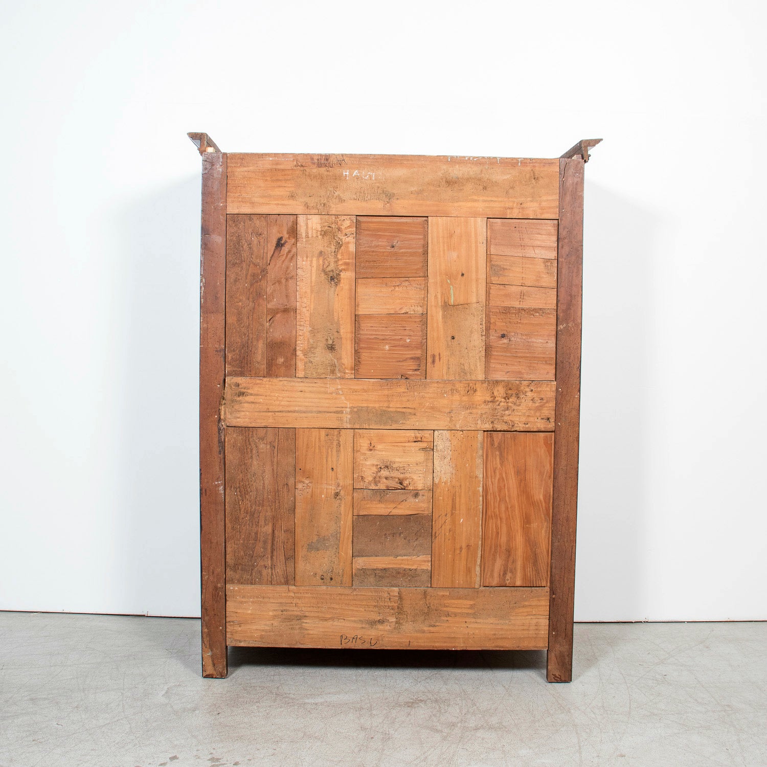 Rare 18th Century French Period Louis XVI Carved Walnut Armoire from Limoges