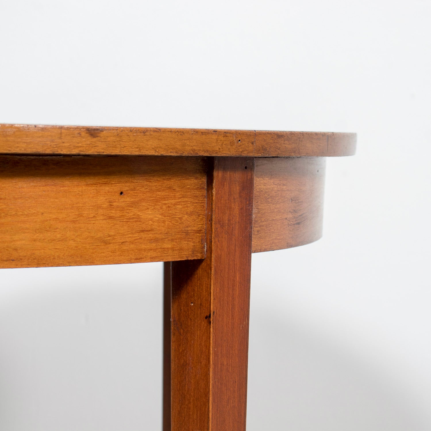 19th Century French Louis XVI Style Burled Walnut Gueridon with Shelf