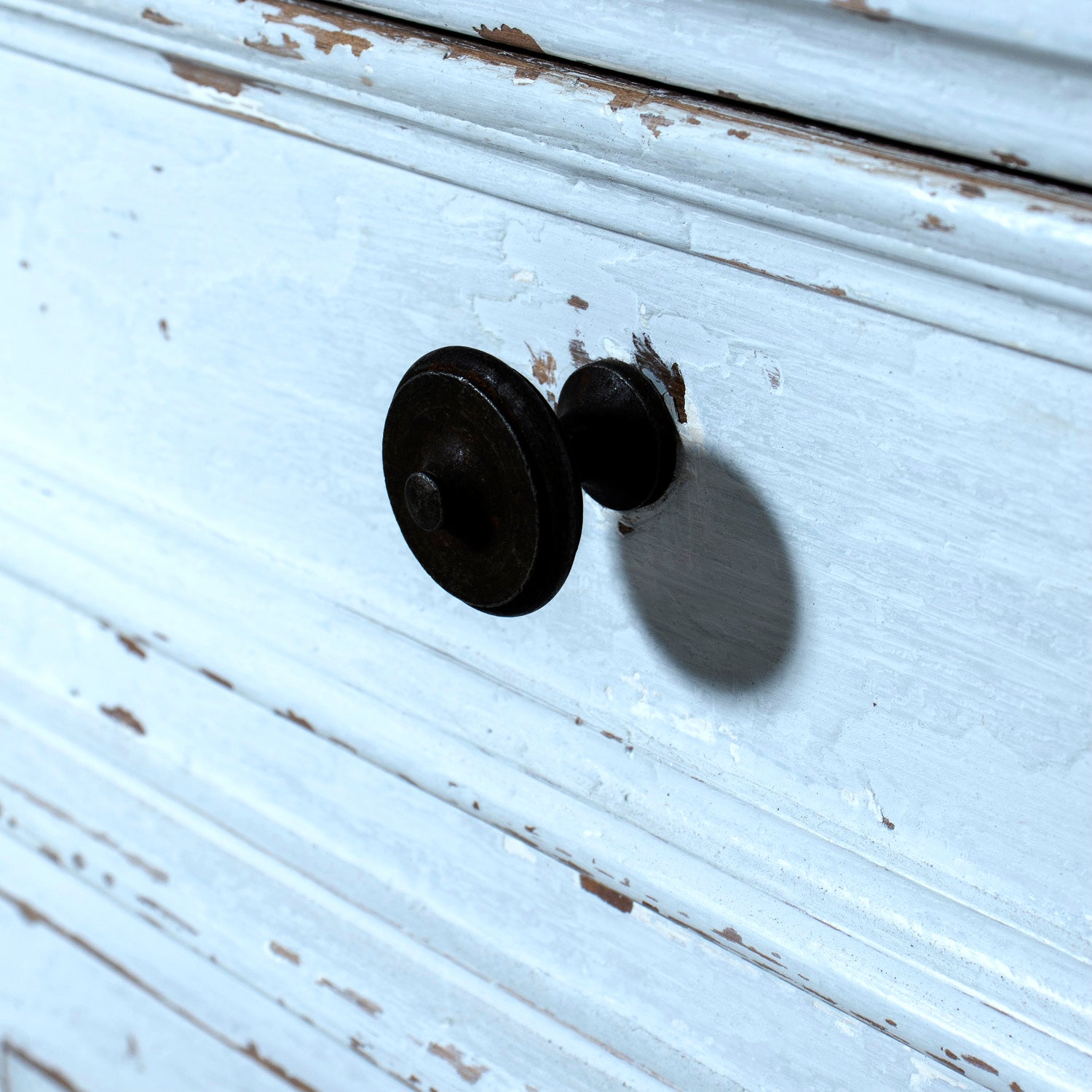 Mid-19th Century French Louis Philippe Period Painted Bookcase/Buffet Deux Corps