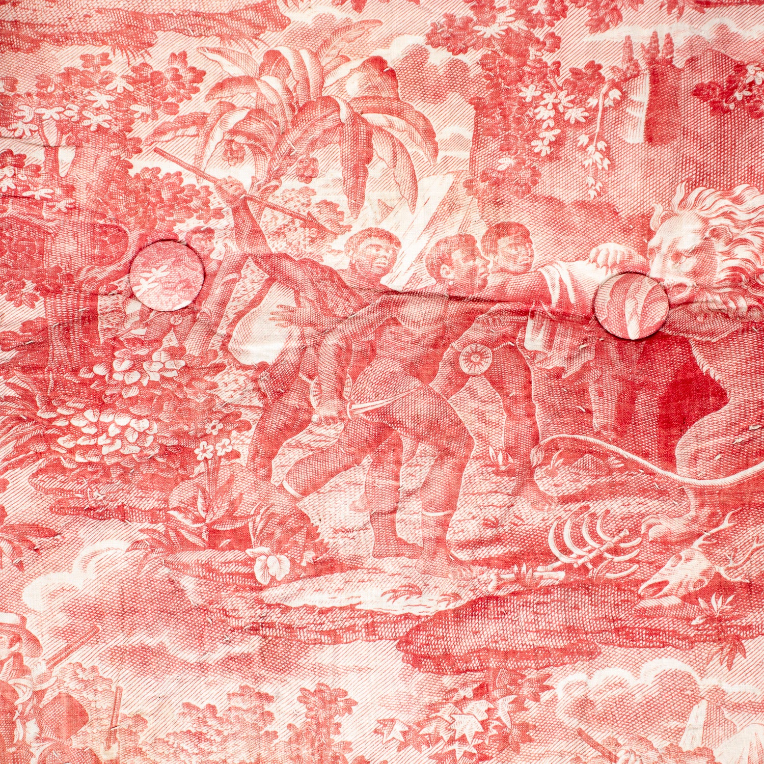 Late 18th Century French Directoire Period Carved Rush Seat Radassier Bench with Cushions