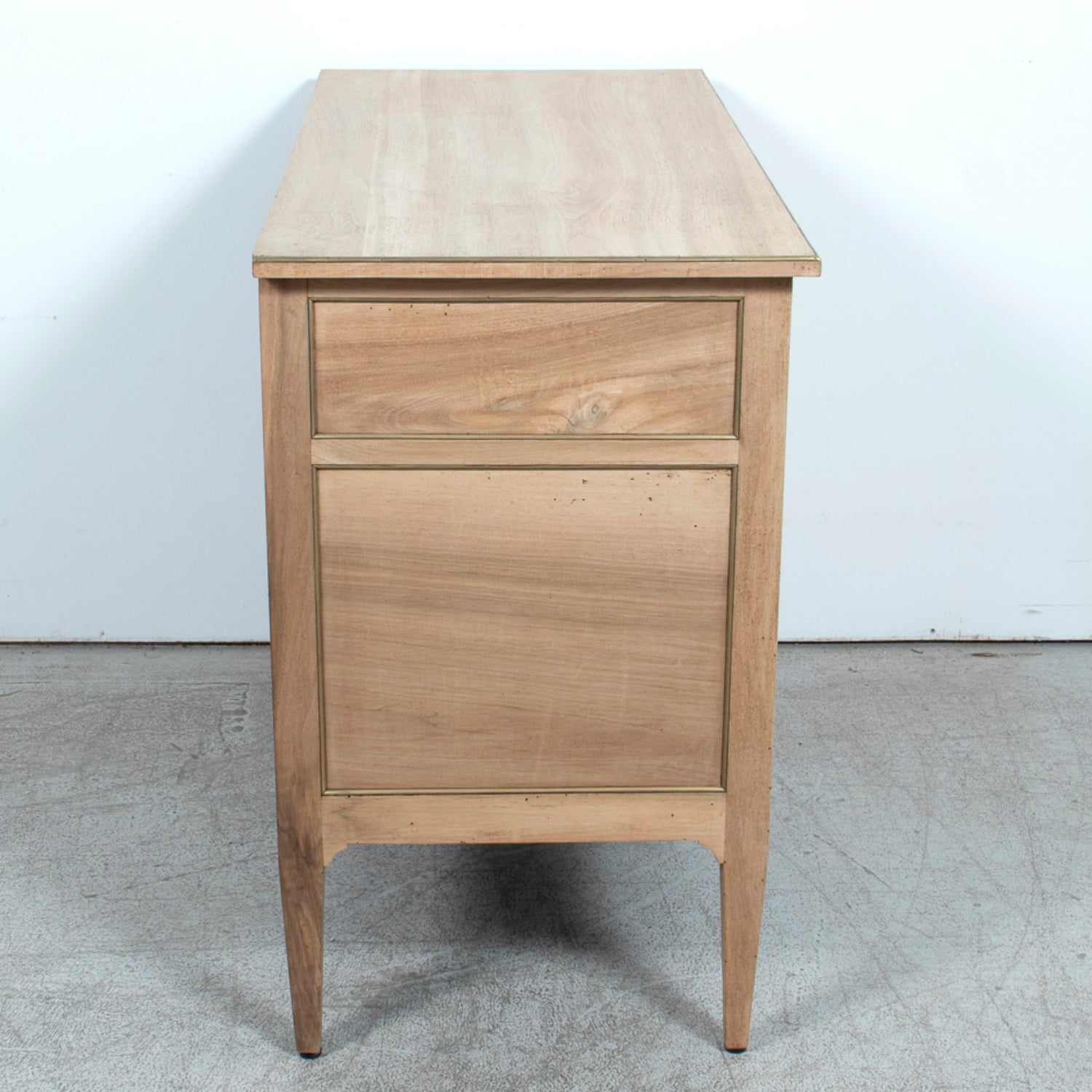 19th Century French Louis XVI Style Bleached Three-Drawer Commode