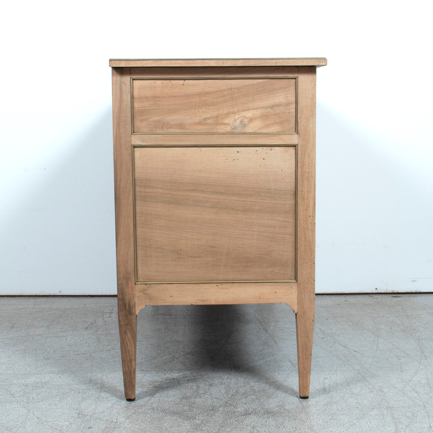19th Century French Louis XVI Style Bleached Three-Drawer Commode