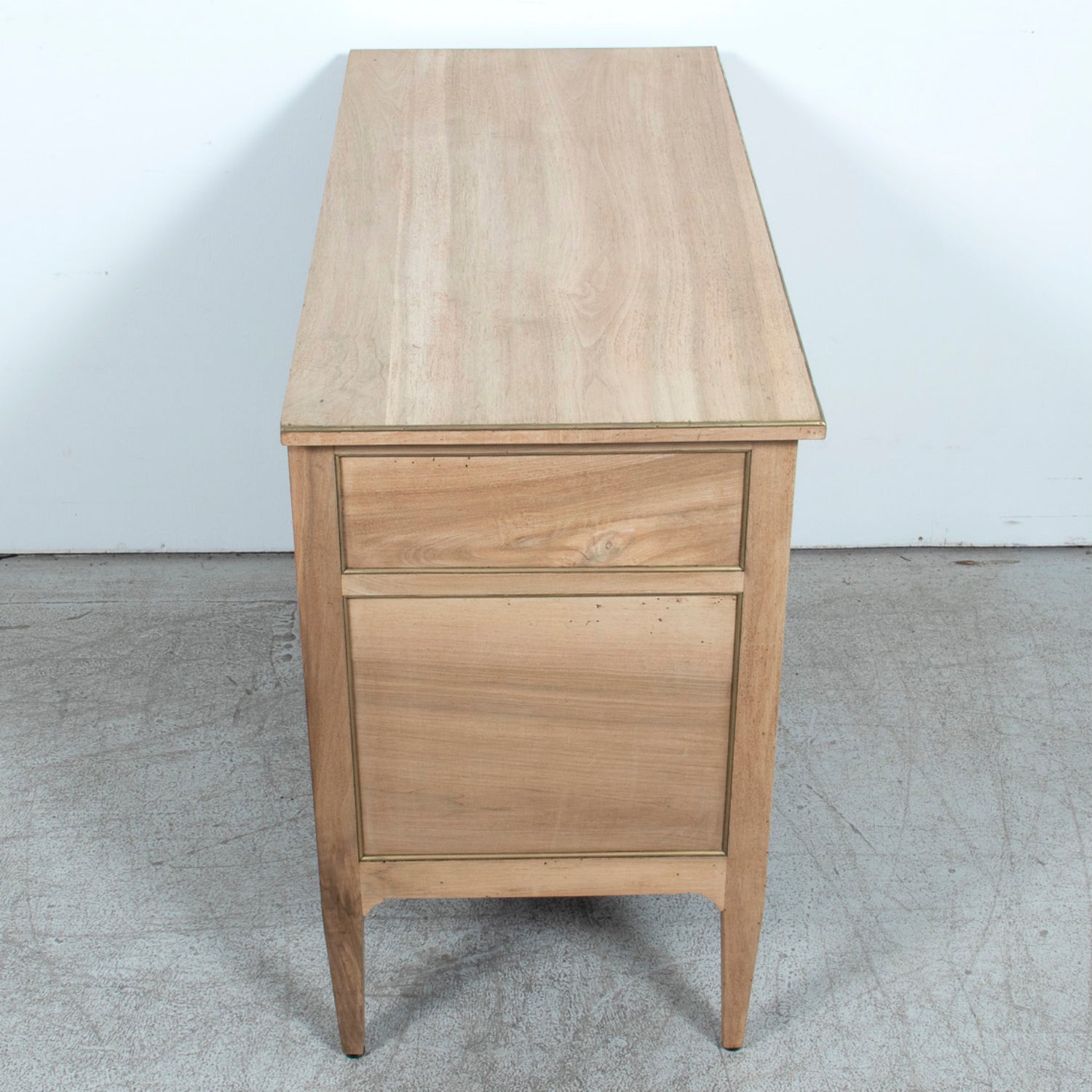 19th Century French Louis XVI Style Bleached Three-Drawer Commode