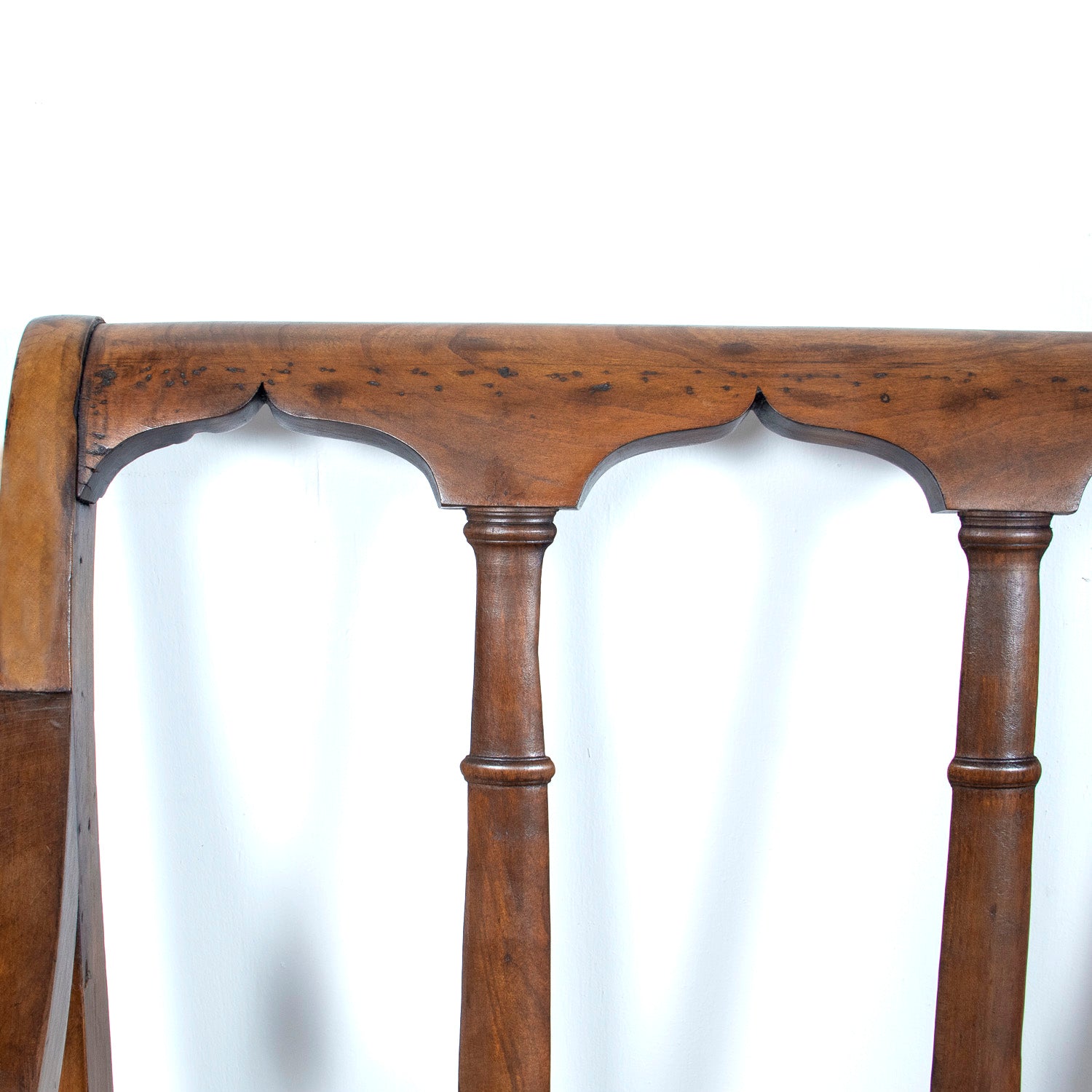 19th Century French Directoire Style Walnut Hallway Bench