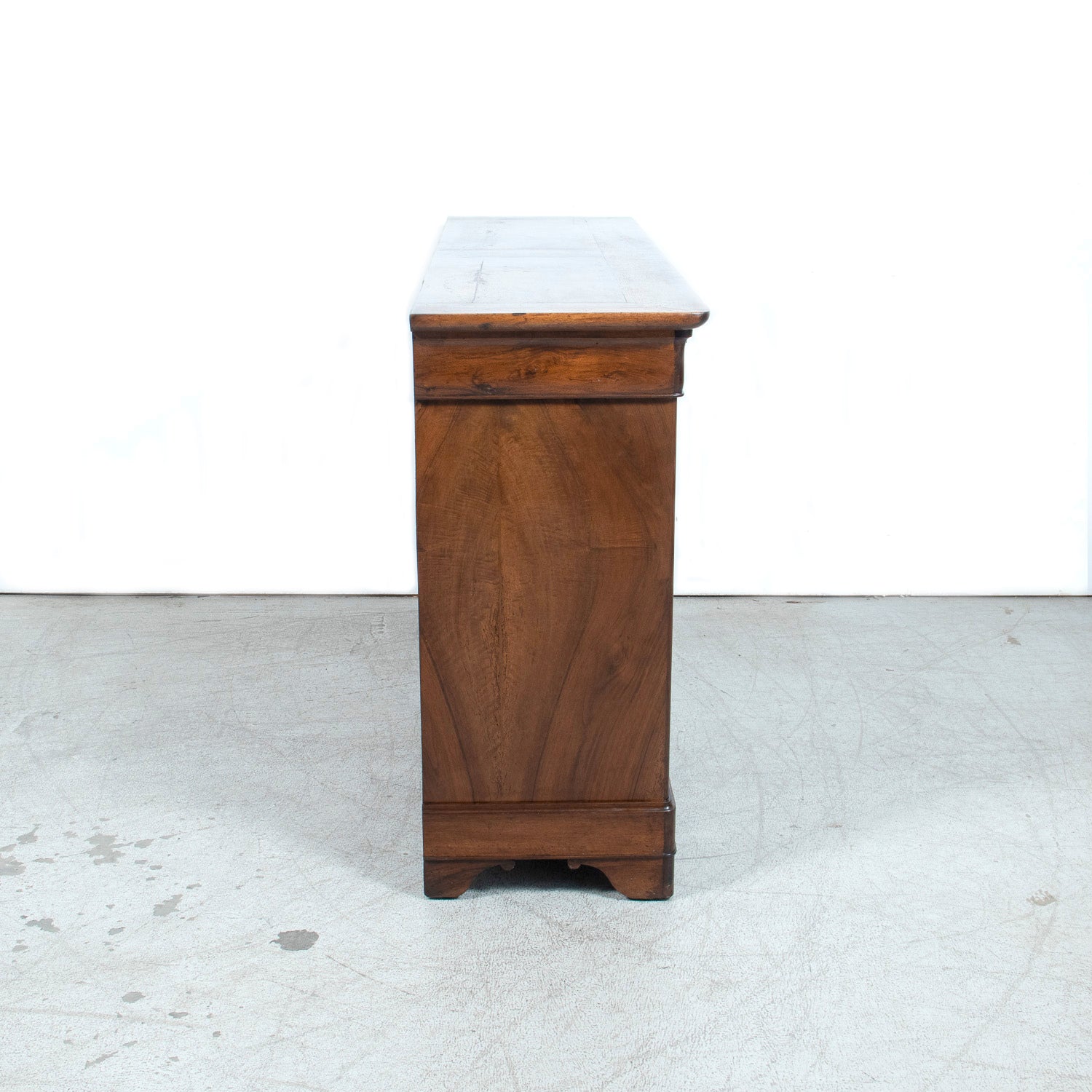 19th Century French Louis Philippe Period Walnut Enfilade Buffet from the South of France