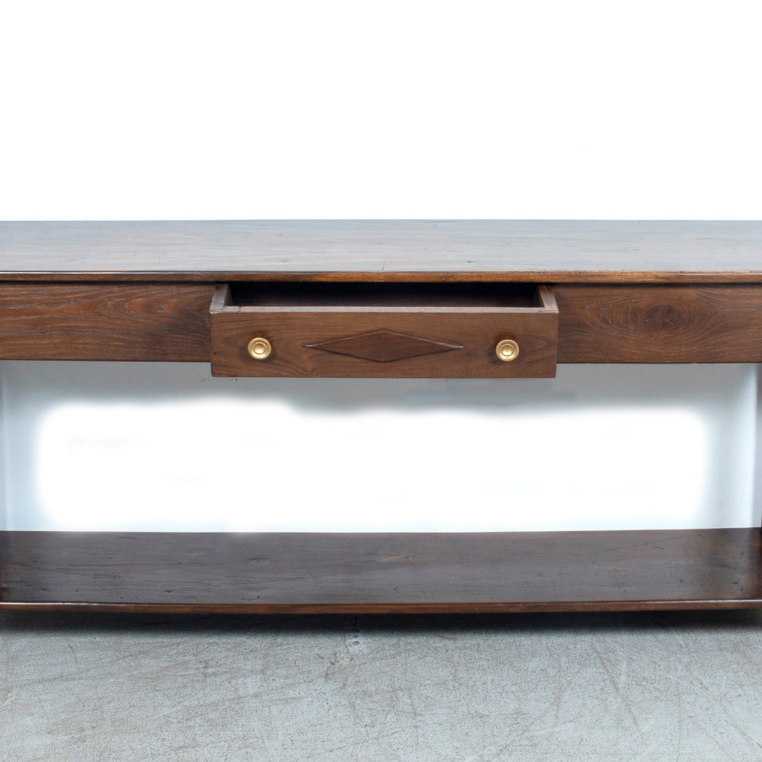 Early 19th Century French Directoire Oak Console Table or Sofa Table