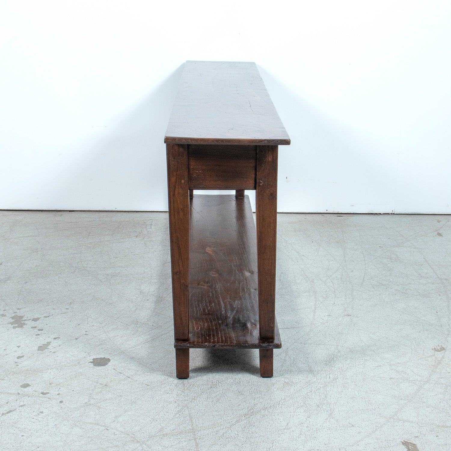 Early 19th Century French Directoire Oak Console Table or Sofa Table