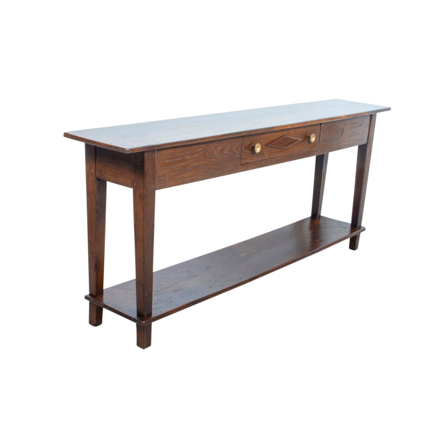 Early 19th Century French Directoire Oak Console Table or Sofa Table