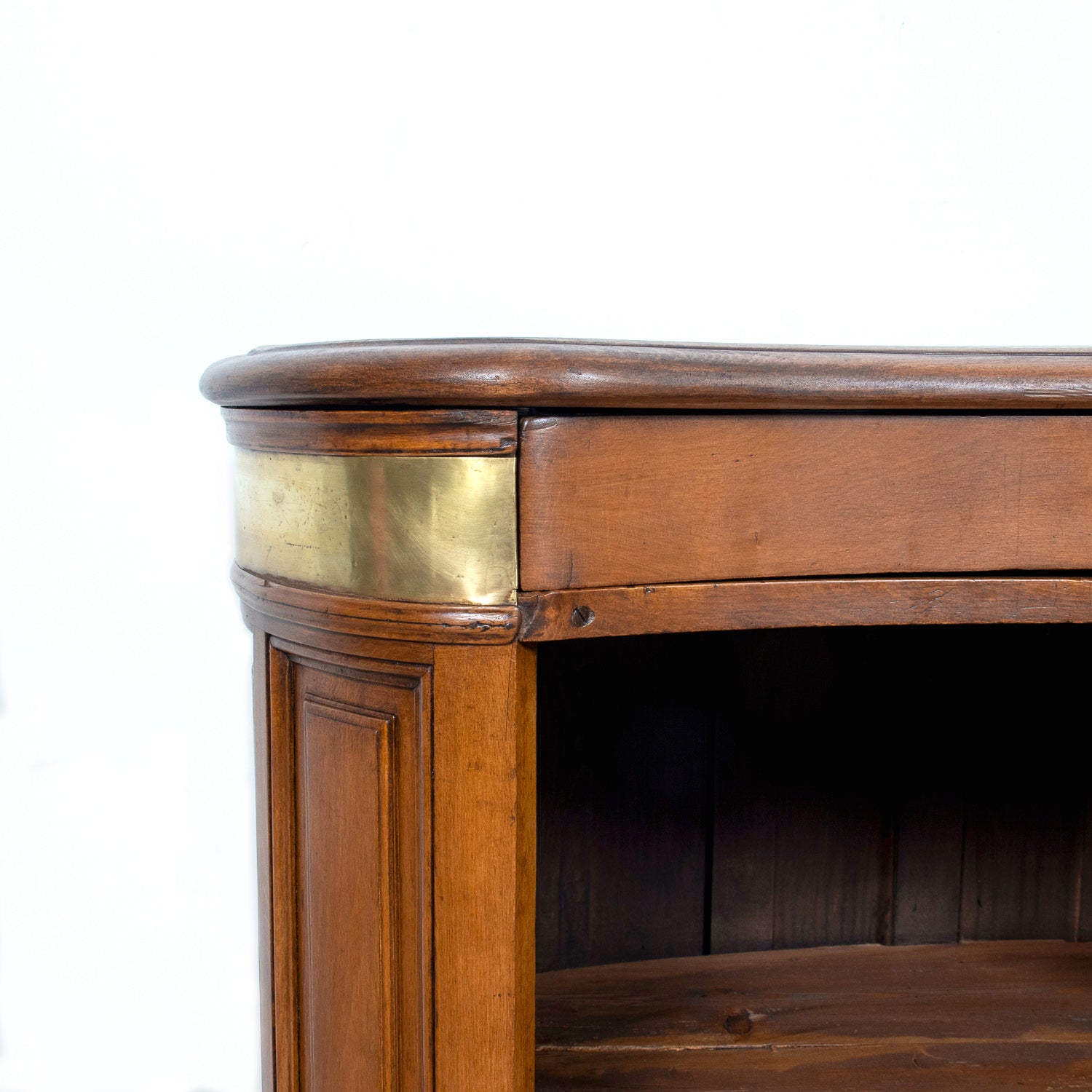 Early 20th Century French Walnut Restaurant Hostess Counter, Paris
