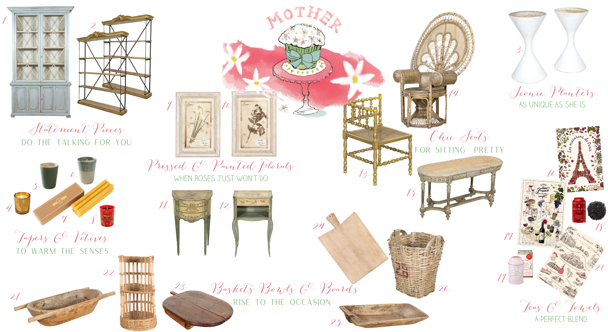French antiques availble for Mother's Day