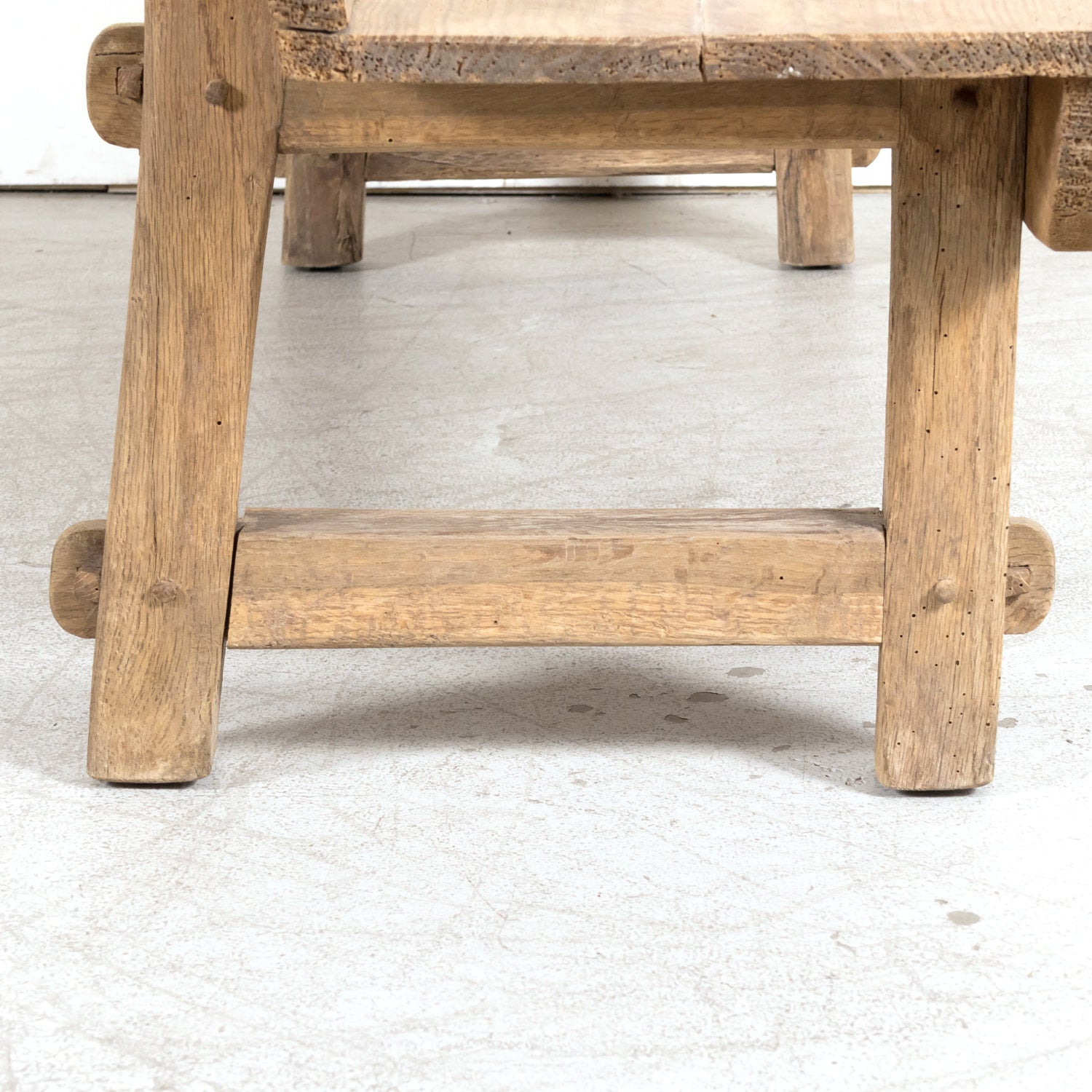 Early 19th Century Primitive Spanish Catalan Pine Bench