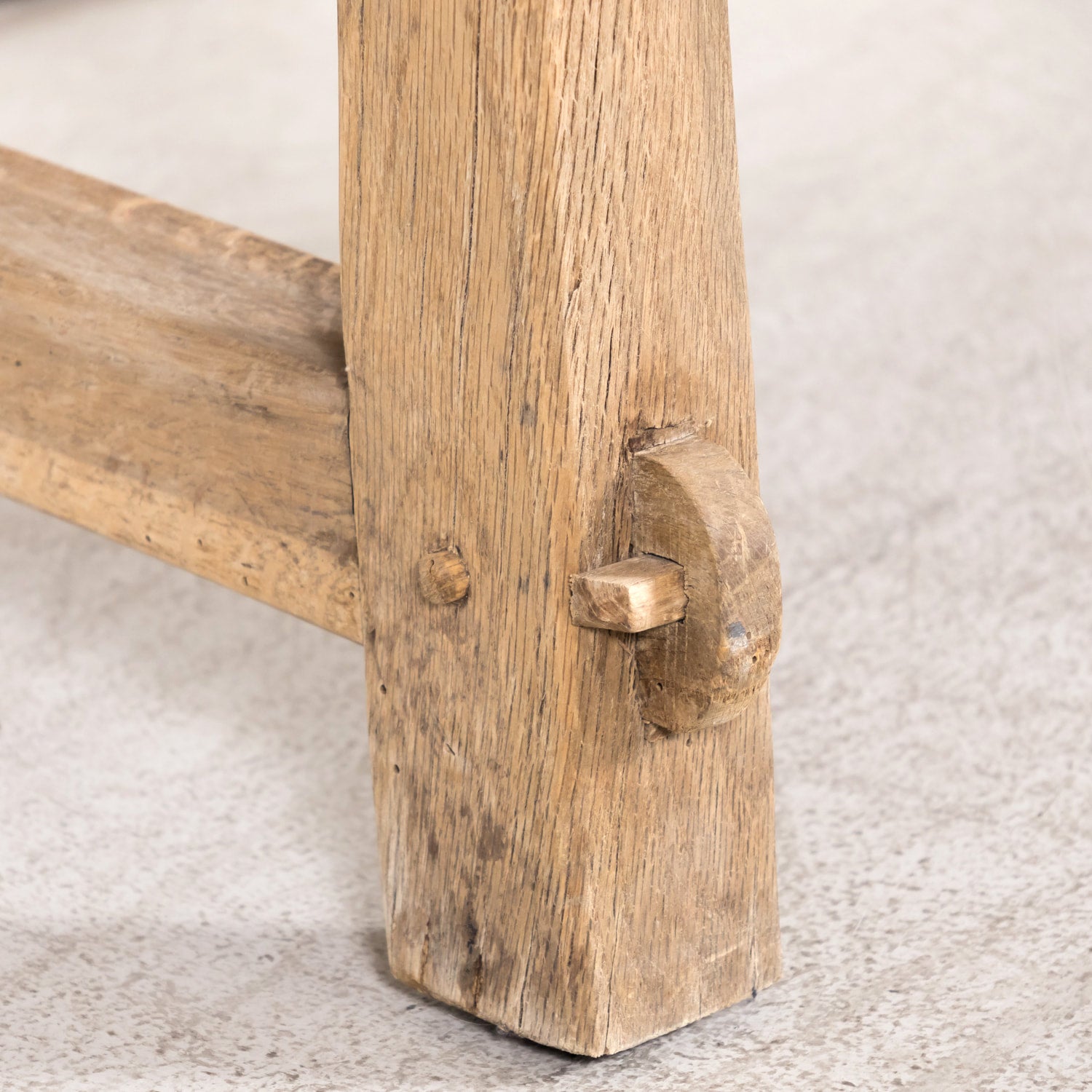 Early 19th Century Primitive Spanish Catalan Pine Bench