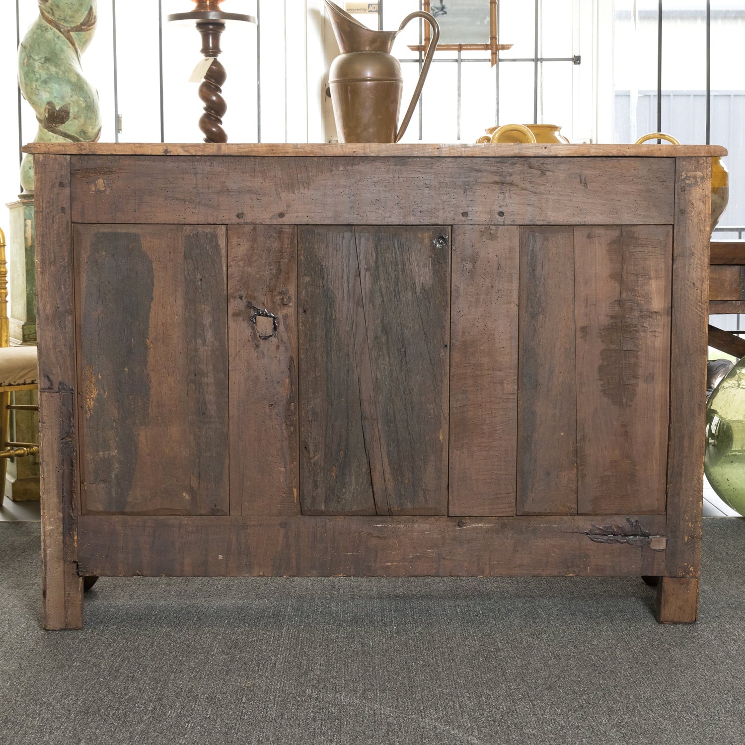 18th Century French Country Louis XV Bleached Walnut Normandy Buffet