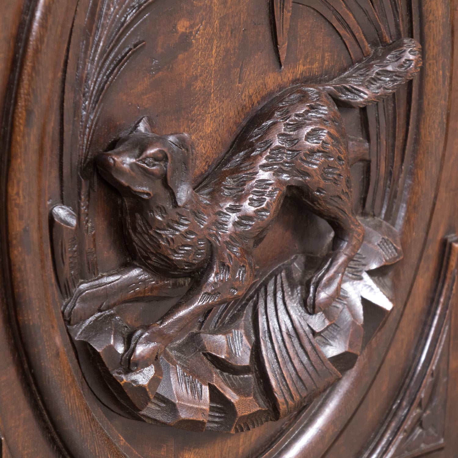 19th Century Antique French Louis XIII Style Carved Oak Buffet de Chasse or Hunting Buffet 