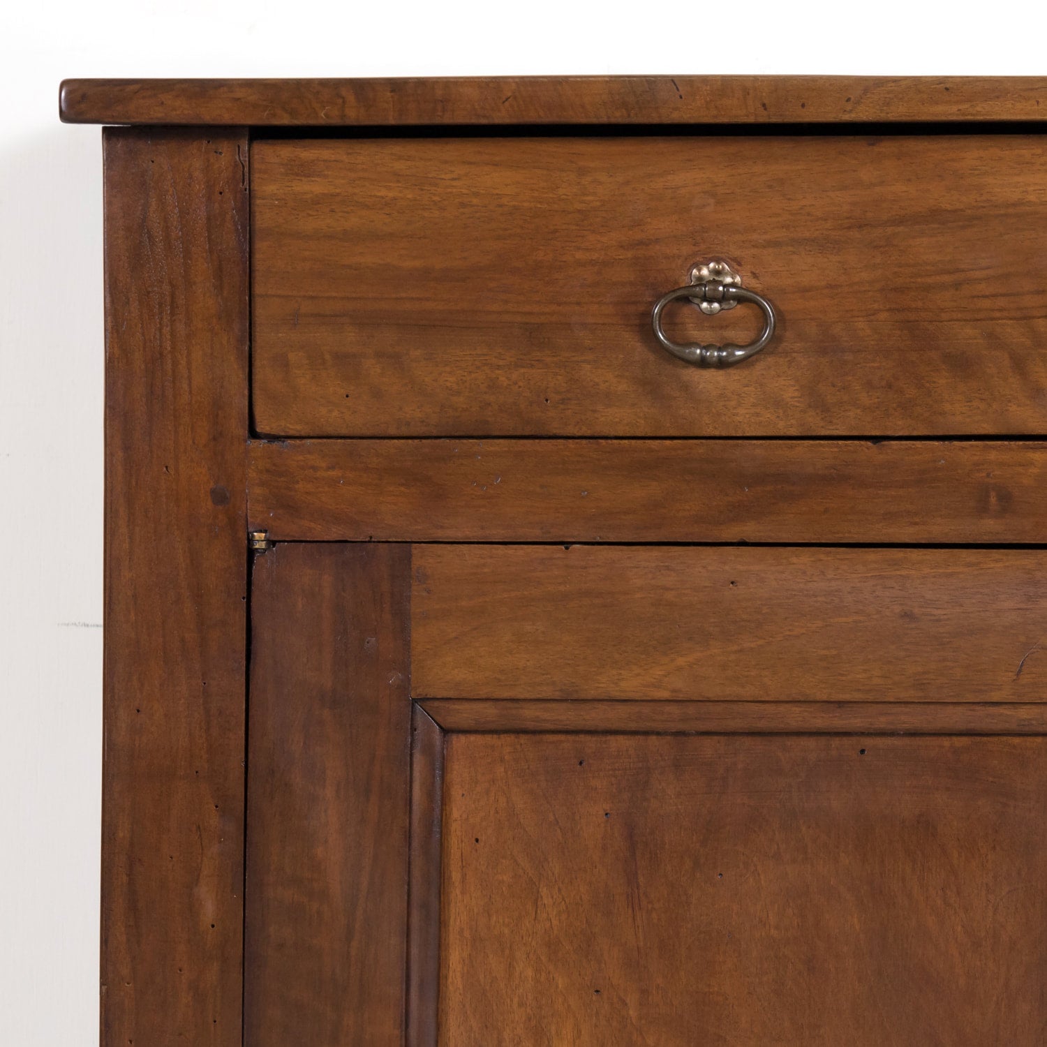 Mid-19th Century French Louis Philippe Period Walnut Buffet from Brittany