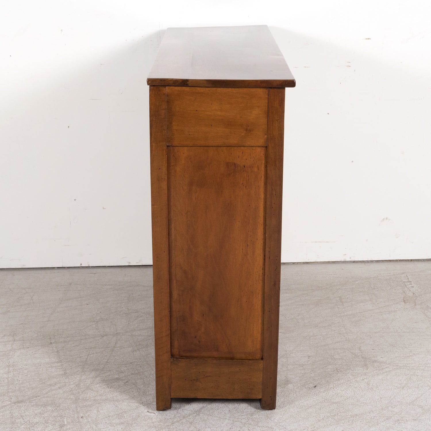 Mid-19th Century French Louis Philippe Period Walnut Buffet from Brittany