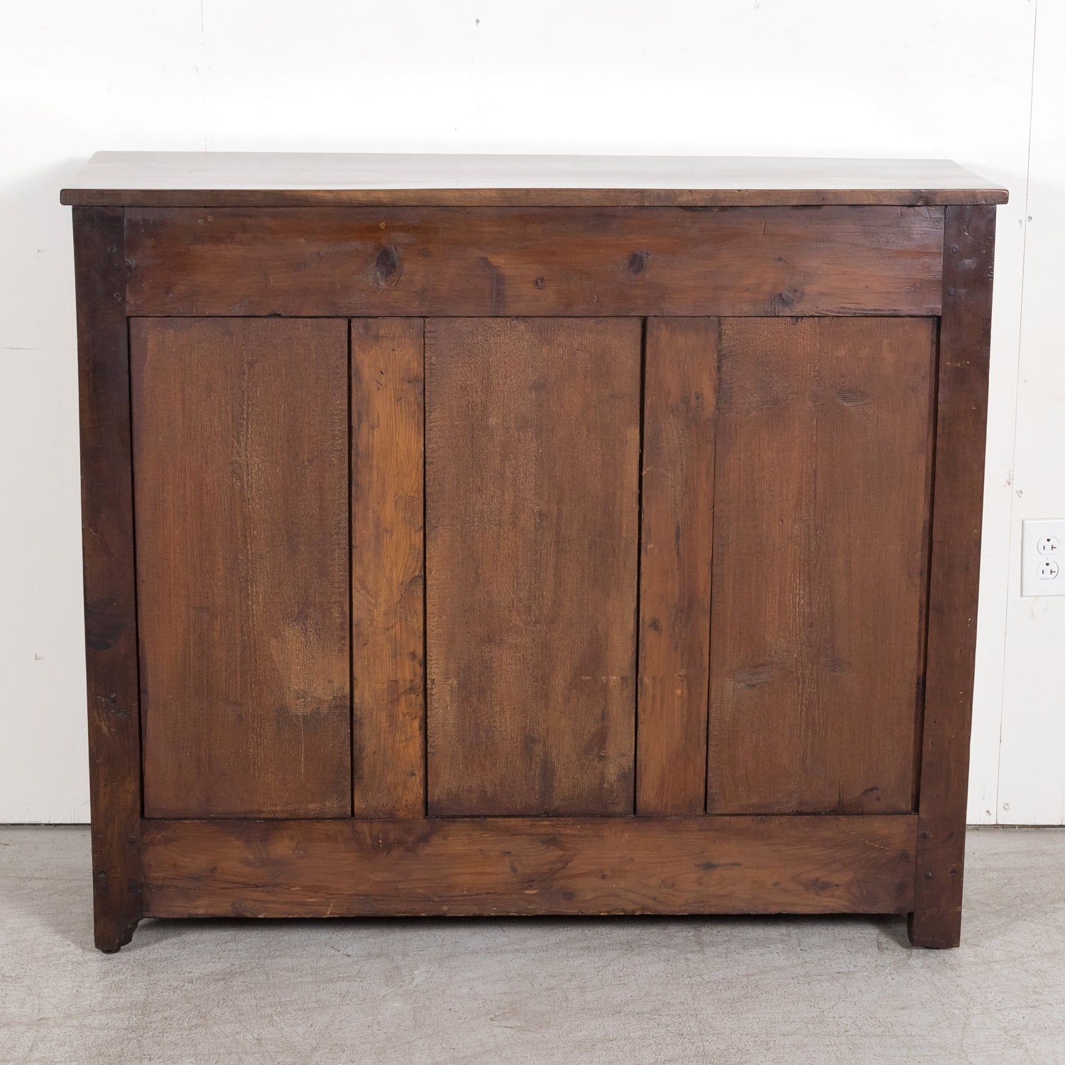 Mid-19th Century French Louis Philippe Period Walnut Buffet from Brittany