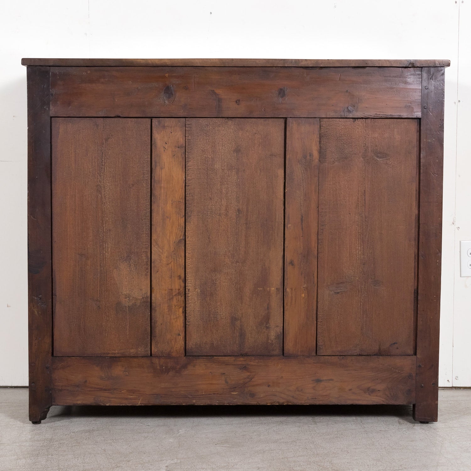 Mid-19th Century French Louis Philippe Period Walnut Buffet from Brittany