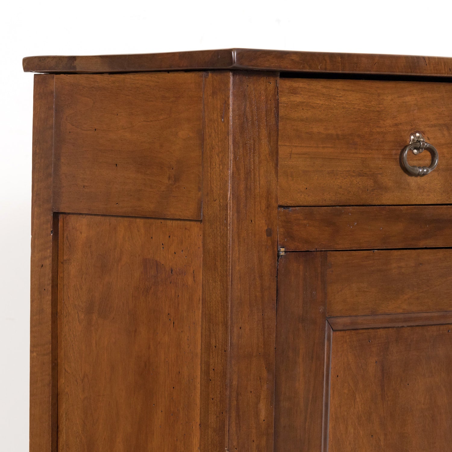 Mid-19th Century French Louis Philippe Period Walnut Buffet from Brittany