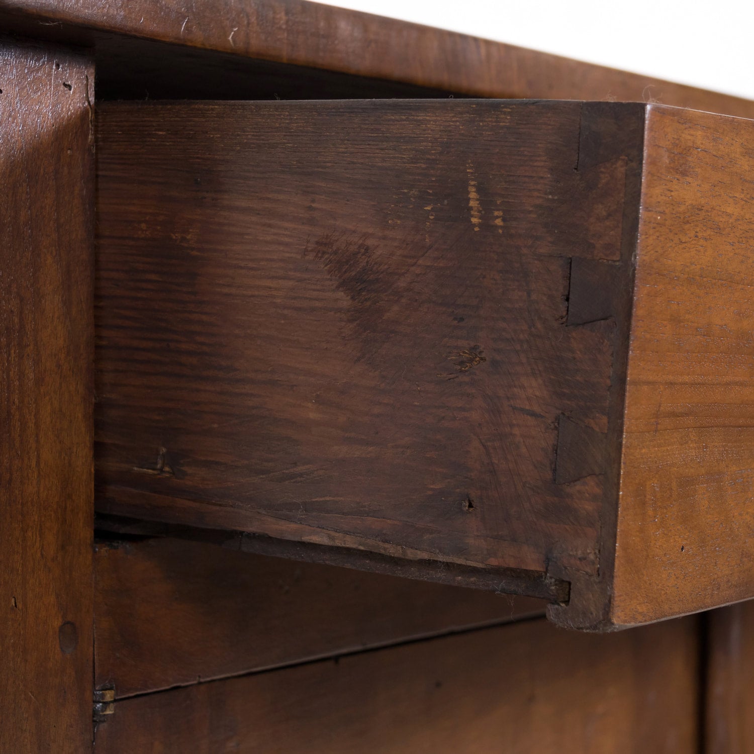Mid-19th Century French Louis Philippe Period Walnut Buffet from Brittany